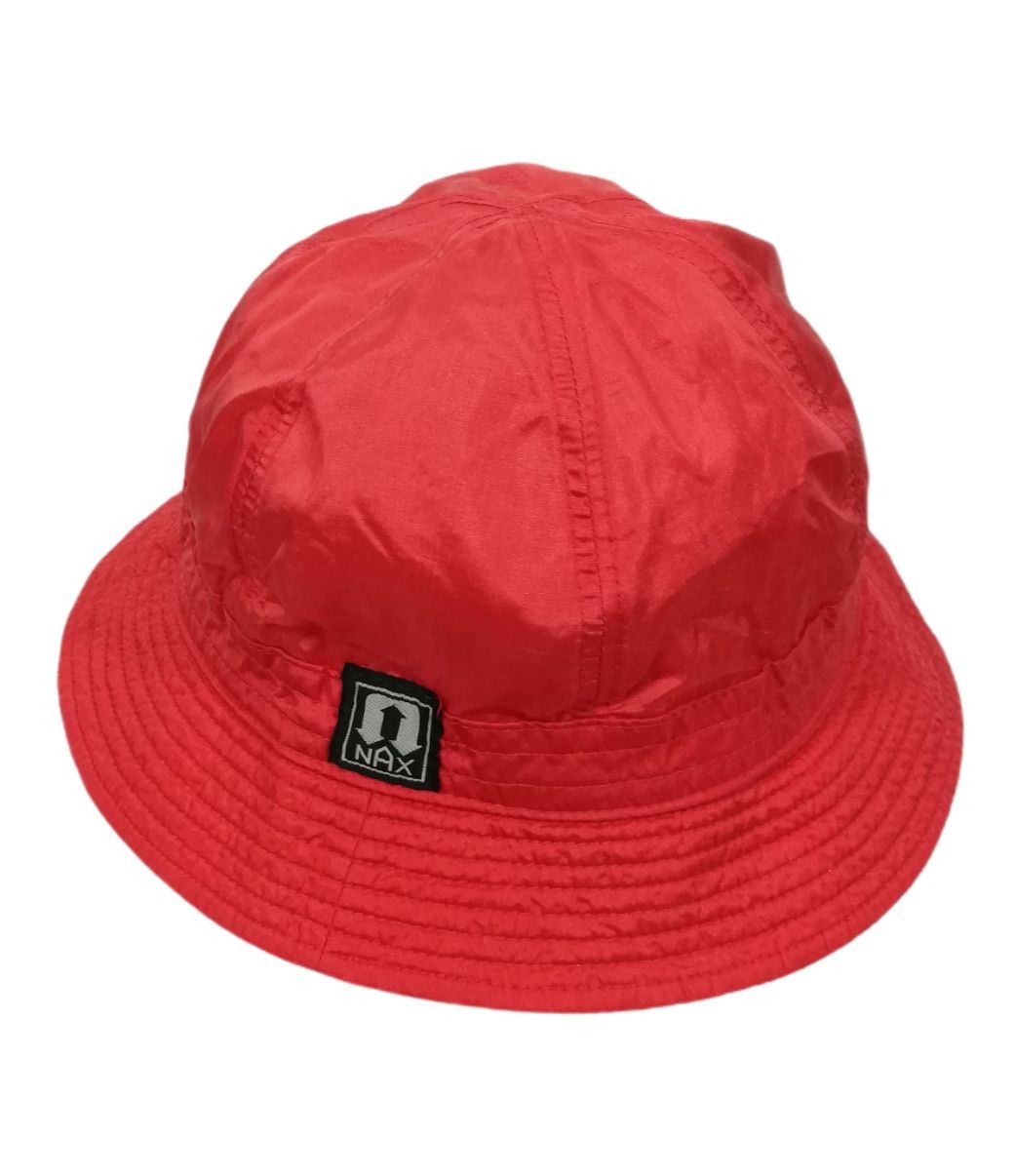 Nike 🔥Vintage 90's Nike Nax Sportswear Red Nylon Bucket Hat🔥 Size ONE SIZE - 12 Thumbnail