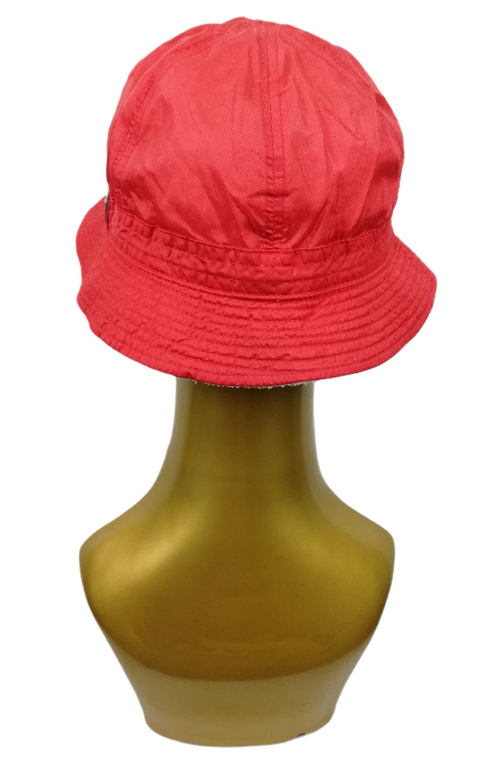 Nike 🔥Vintage 90's Nike Nax Sportswear Red Nylon Bucket Hat🔥 Size ONE SIZE - 4 Thumbnail
