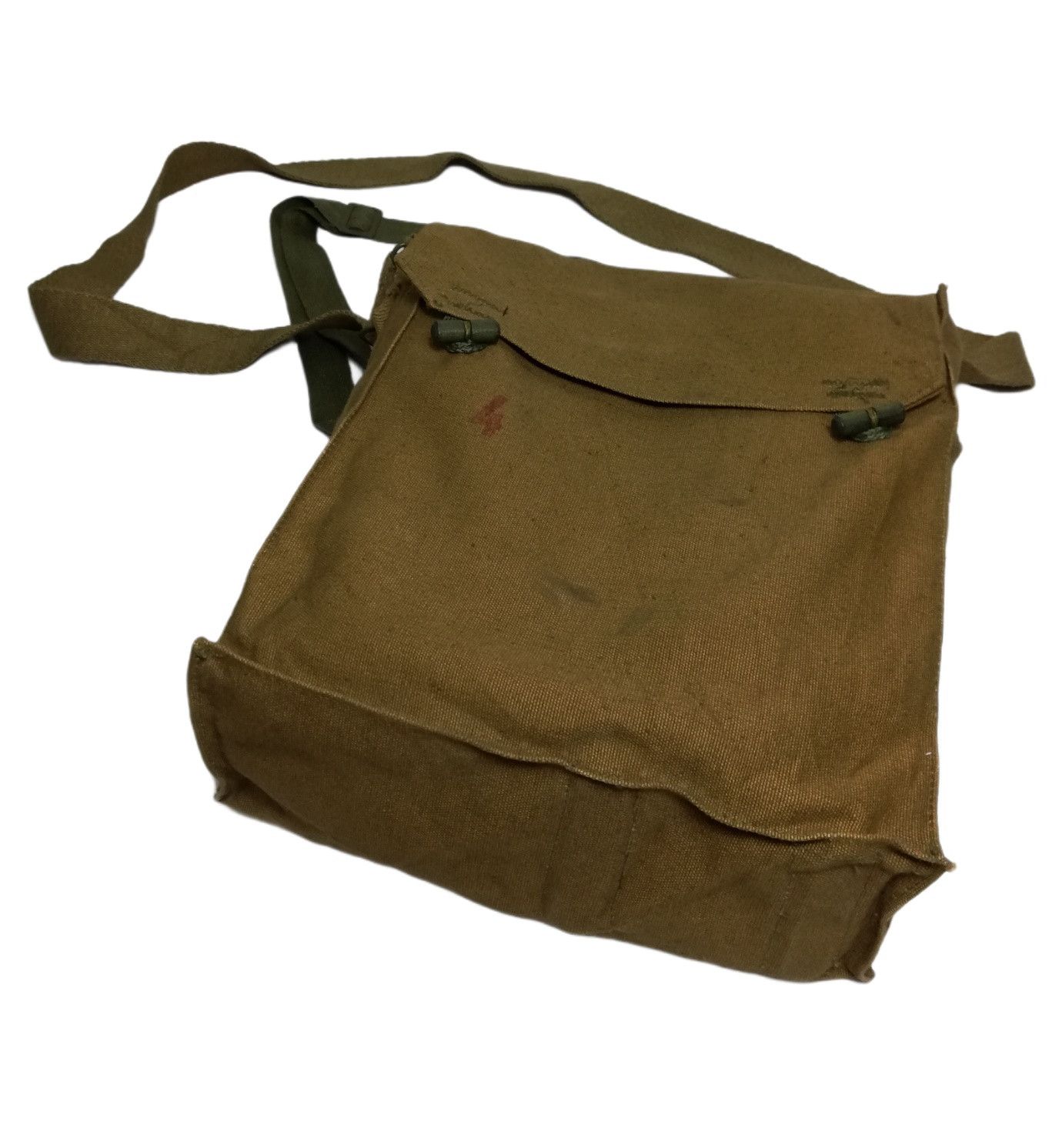 Vintage 🔥1950's Czech Army Khaki Pack Side Shoulder Bread bag Size ONE SIZE - 11 Thumbnail