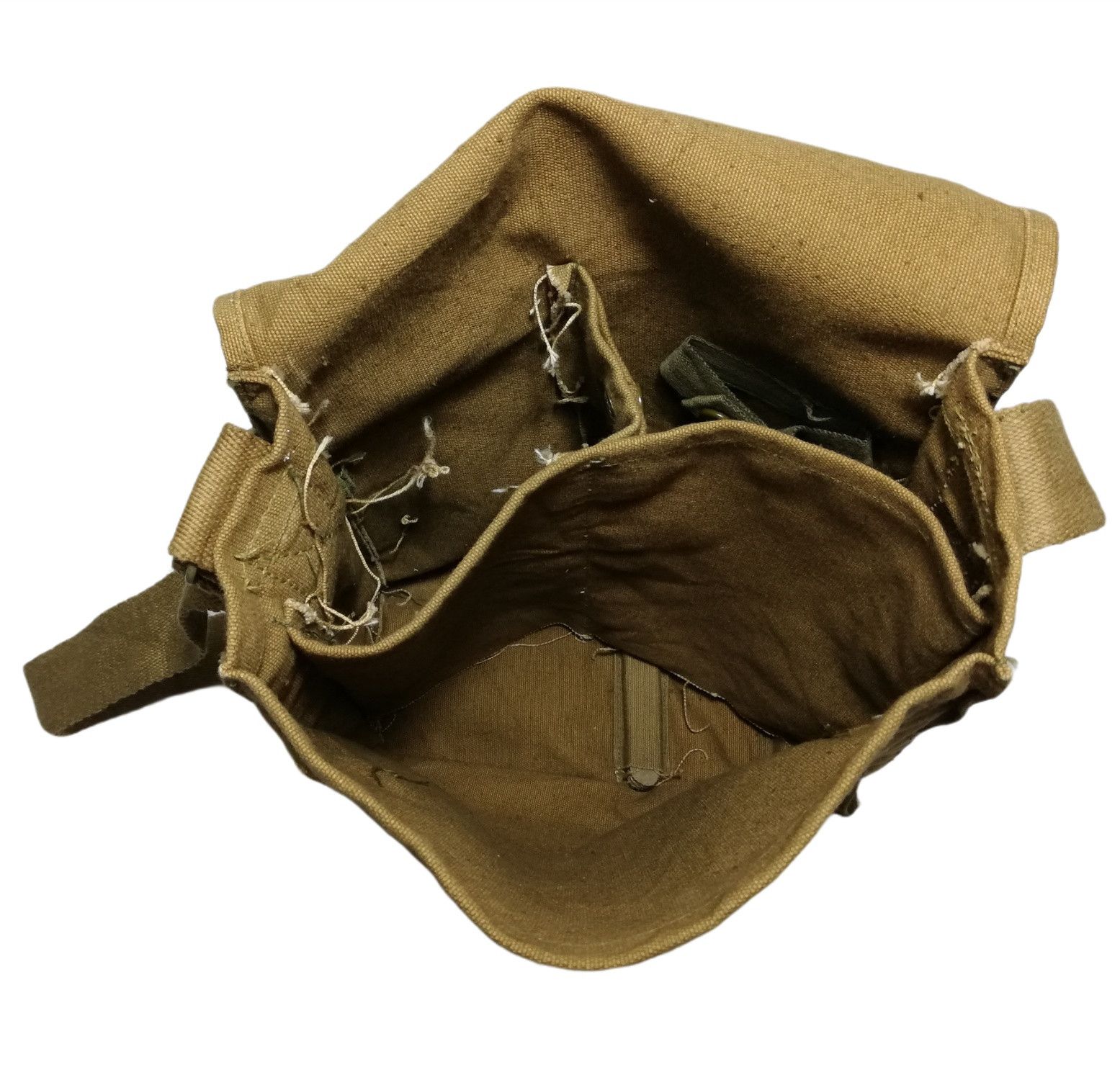 Vintage 🔥1950's Czech Army Khaki Pack Side Shoulder Bread bag Size ONE SIZE - 18 Thumbnail