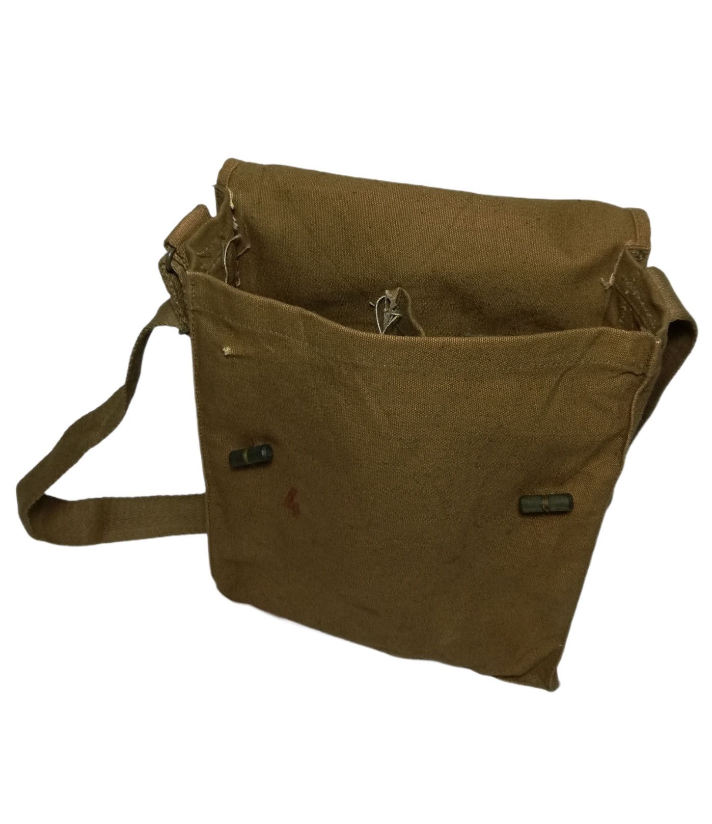 Vintage 🔥1950's Czech Army Khaki Pack Side Shoulder Bread bag Size ONE SIZE - 16 Thumbnail