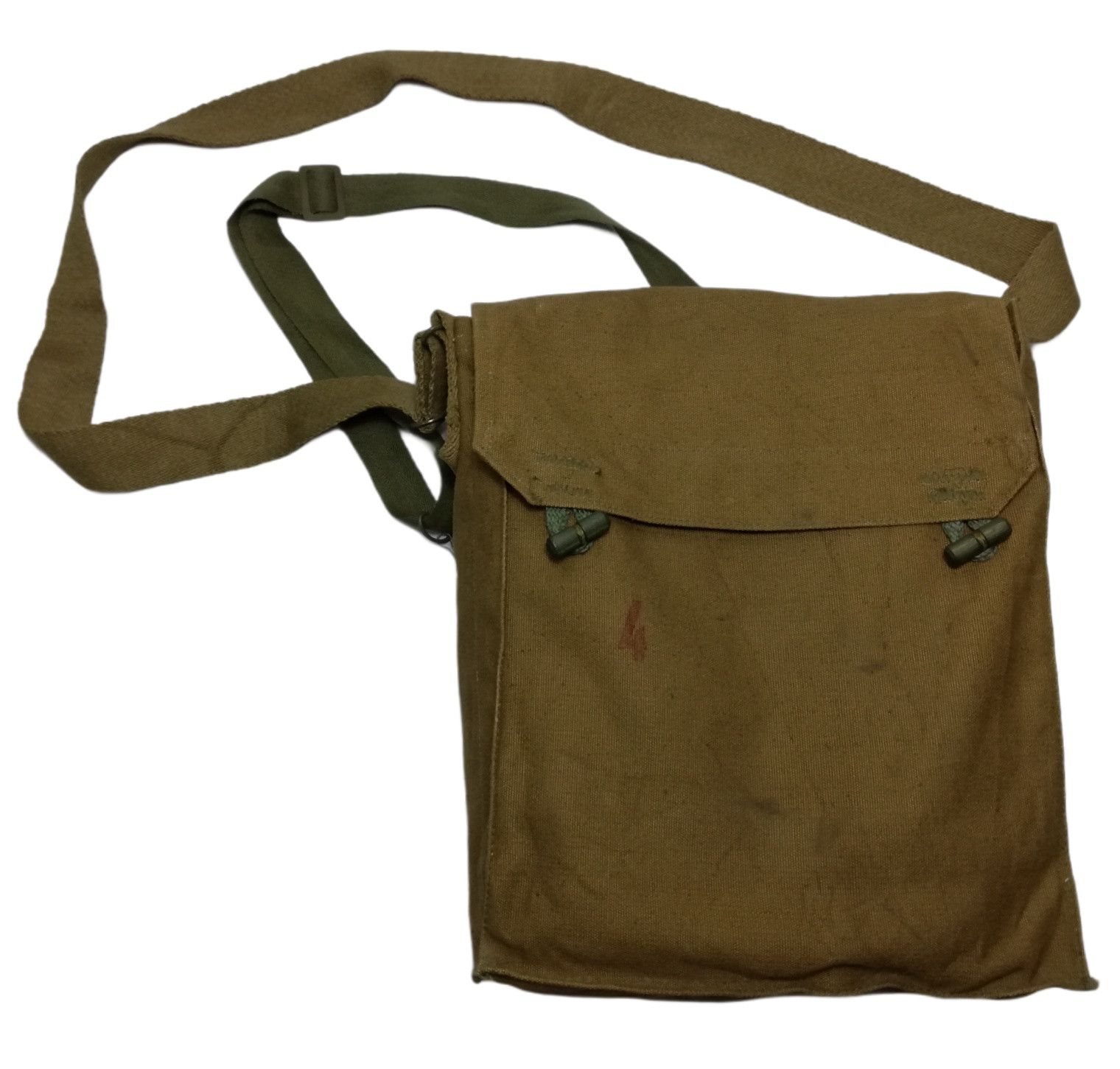 Vintage 🔥1950's Czech Army Khaki Pack Side Shoulder Bread bag Size ONE SIZE - 8 Thumbnail