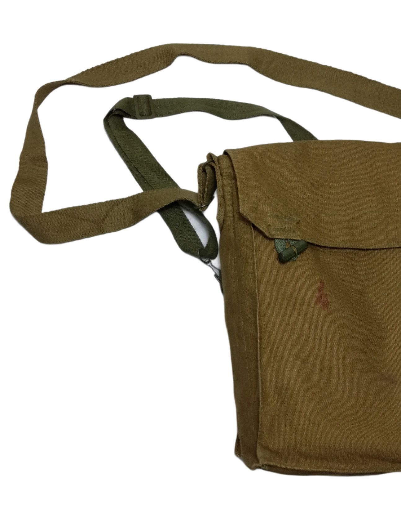 Vintage 🔥1950's Czech Army Khaki Pack Side Shoulder Bread bag Size ONE SIZE - 10 Thumbnail