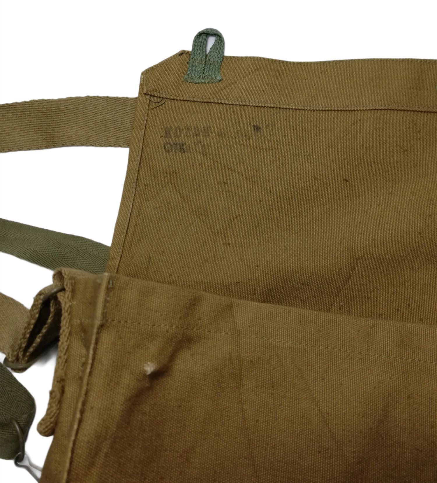 Vintage 🔥1950's Czech Army Khaki Pack Side Shoulder Bread bag Size ONE SIZE - 15 Thumbnail