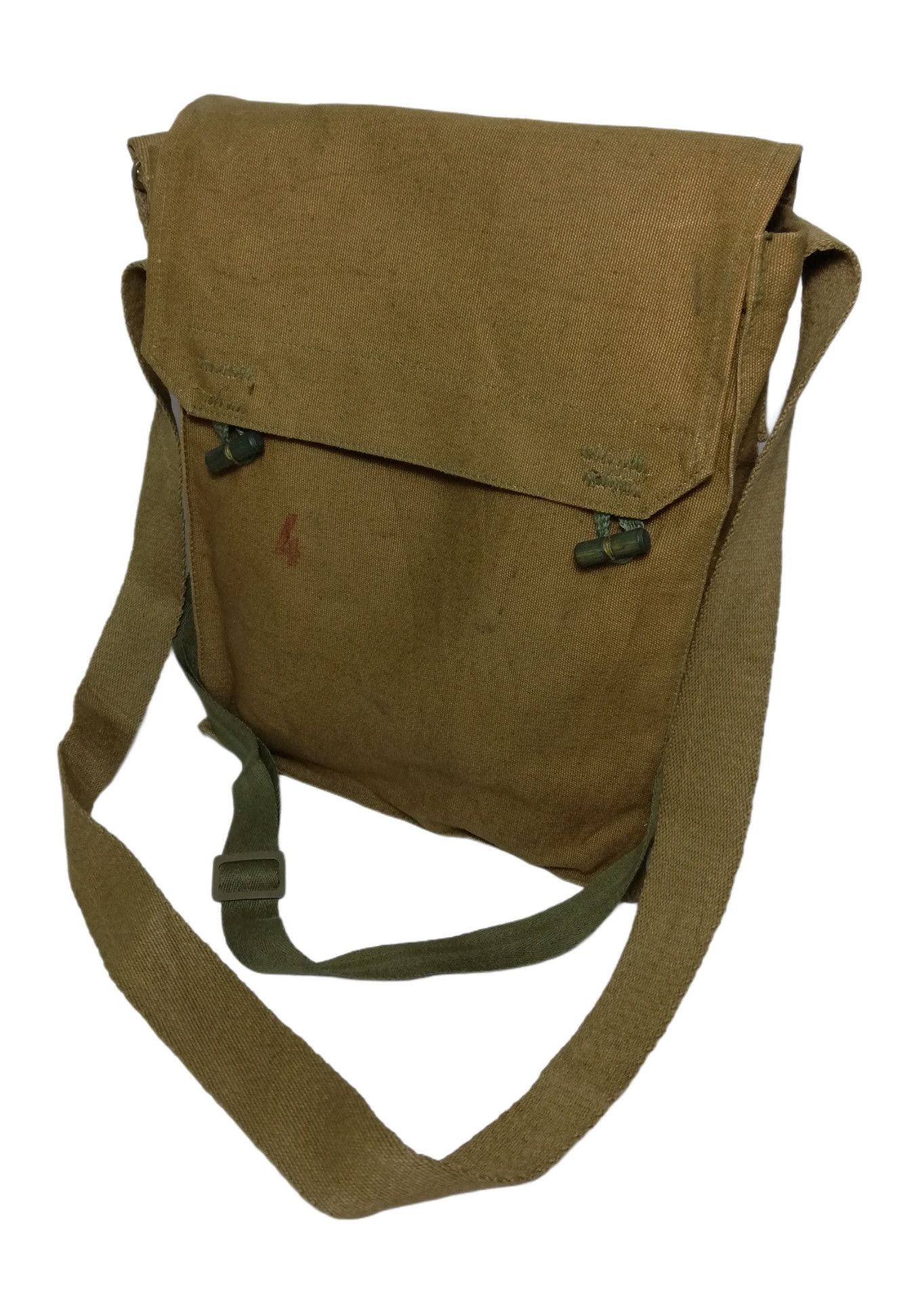 Vintage 🔥1950's Czech Army Khaki Pack Side Shoulder Bread bag Size ONE SIZE - 3 Thumbnail