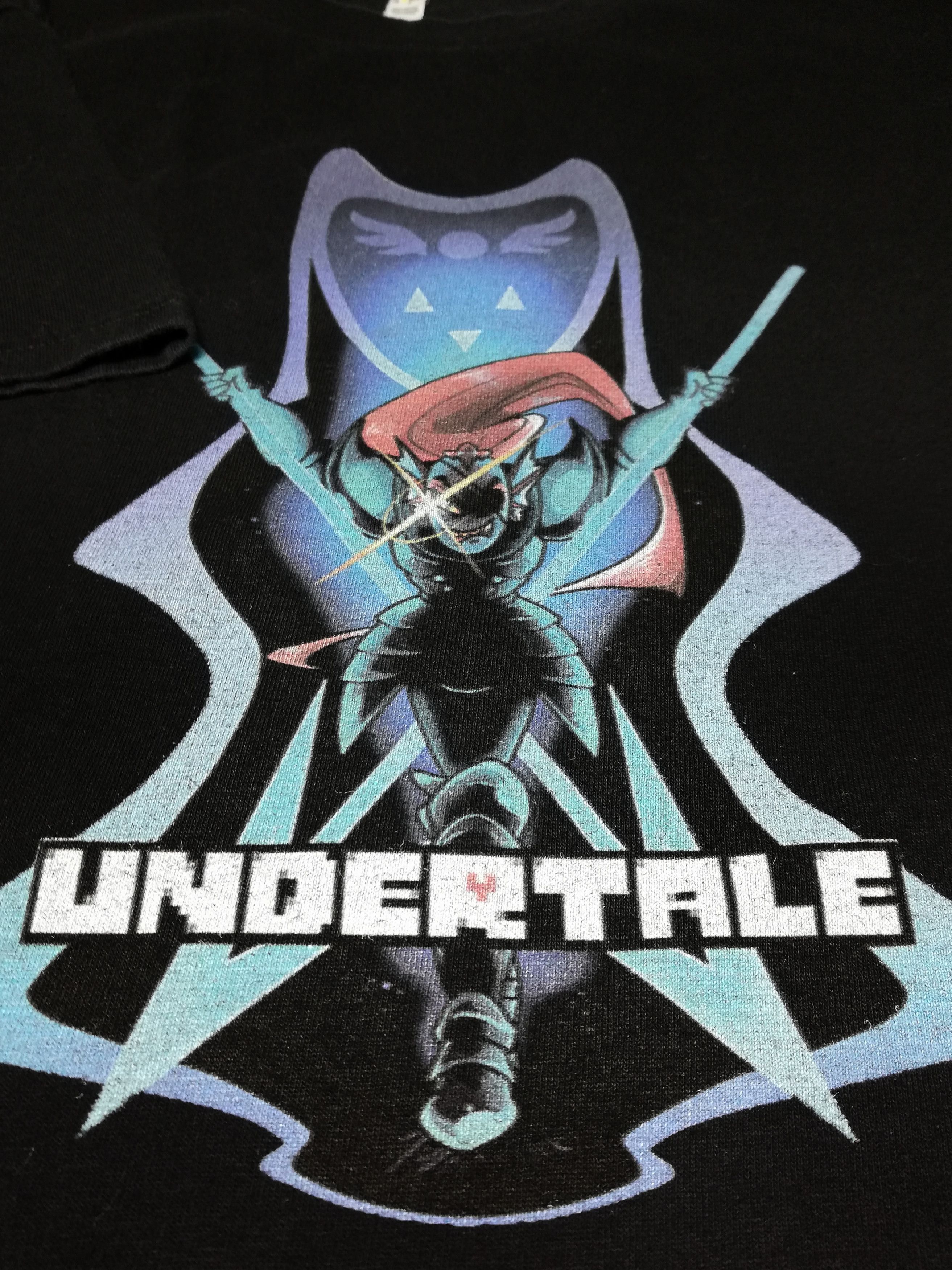 Alstyle × The Game 🔥Games Shirt Mens Undertale Black Undyne The Undying🔥 Size US L / EU 52-54 / 3 - 3 Thumbnail
