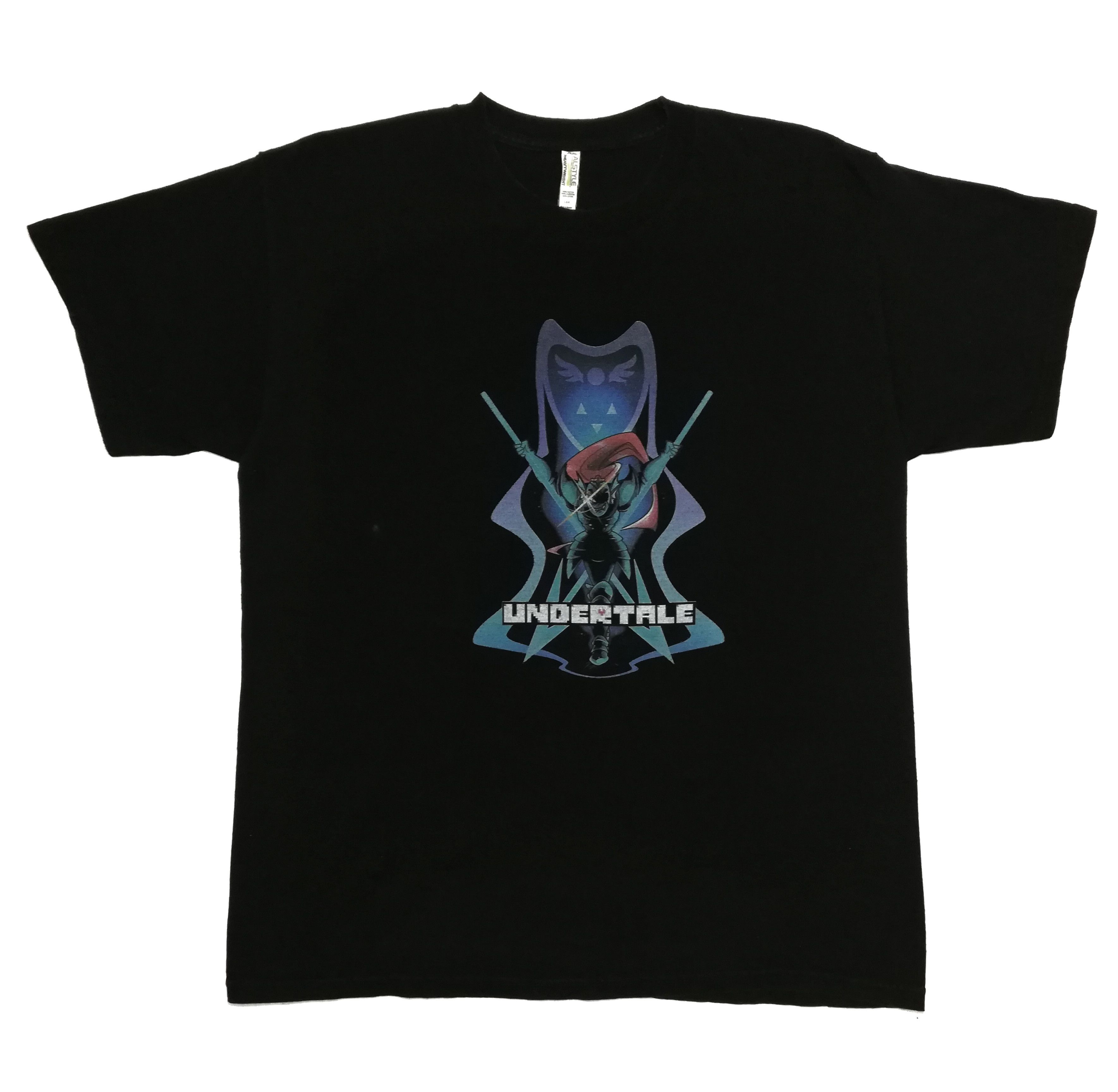 Alstyle × The Game 🔥Games Shirt Mens Undertale Black Undyne The Undying🔥 Size US L / EU 52-54 / 3 - 1 Thumbnail