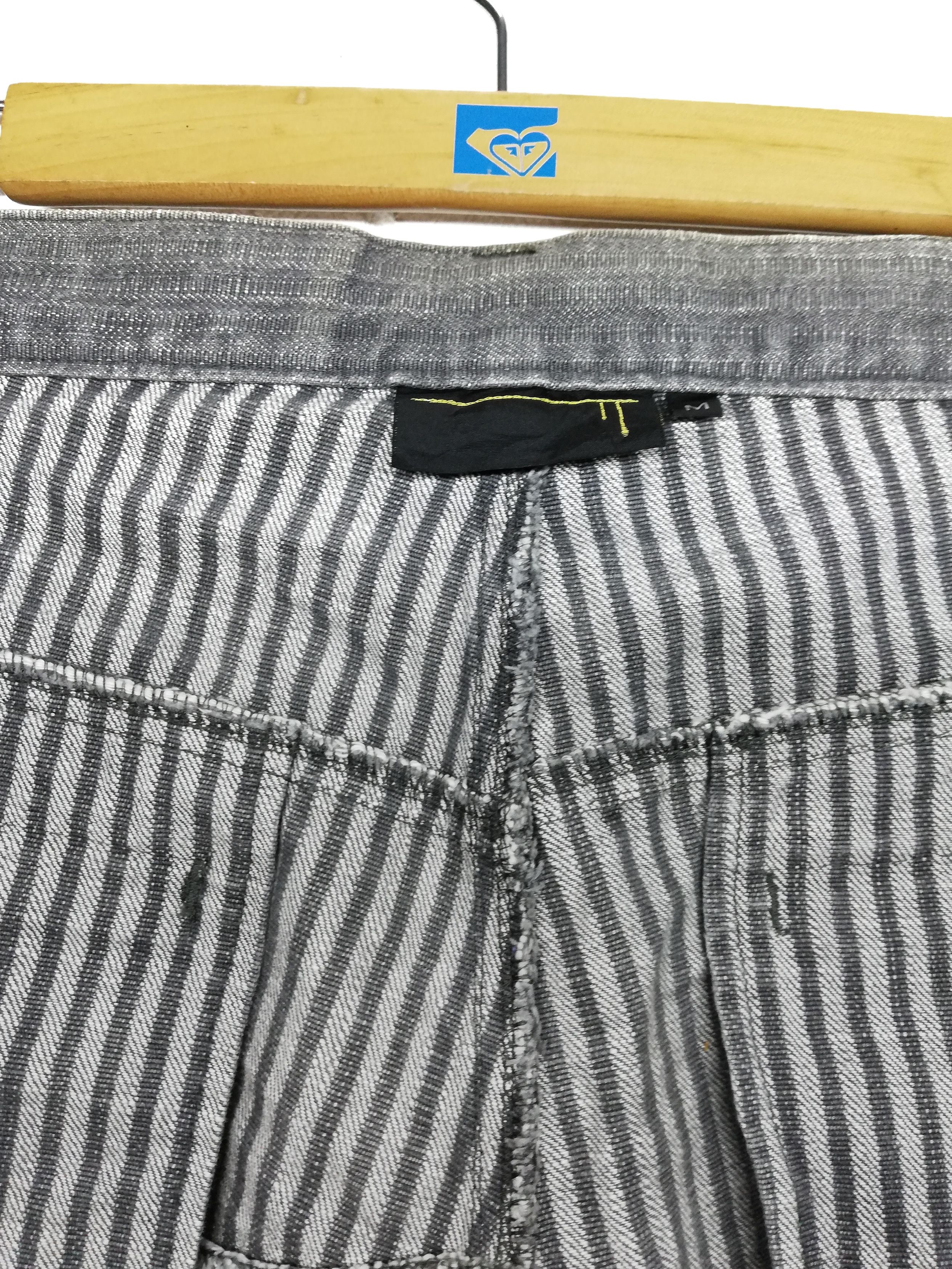 Japanese Brand 🔥Reconstructed Zipper Distressed Denim Trouser Pants🔥 Size US 33 - 13 Thumbnail