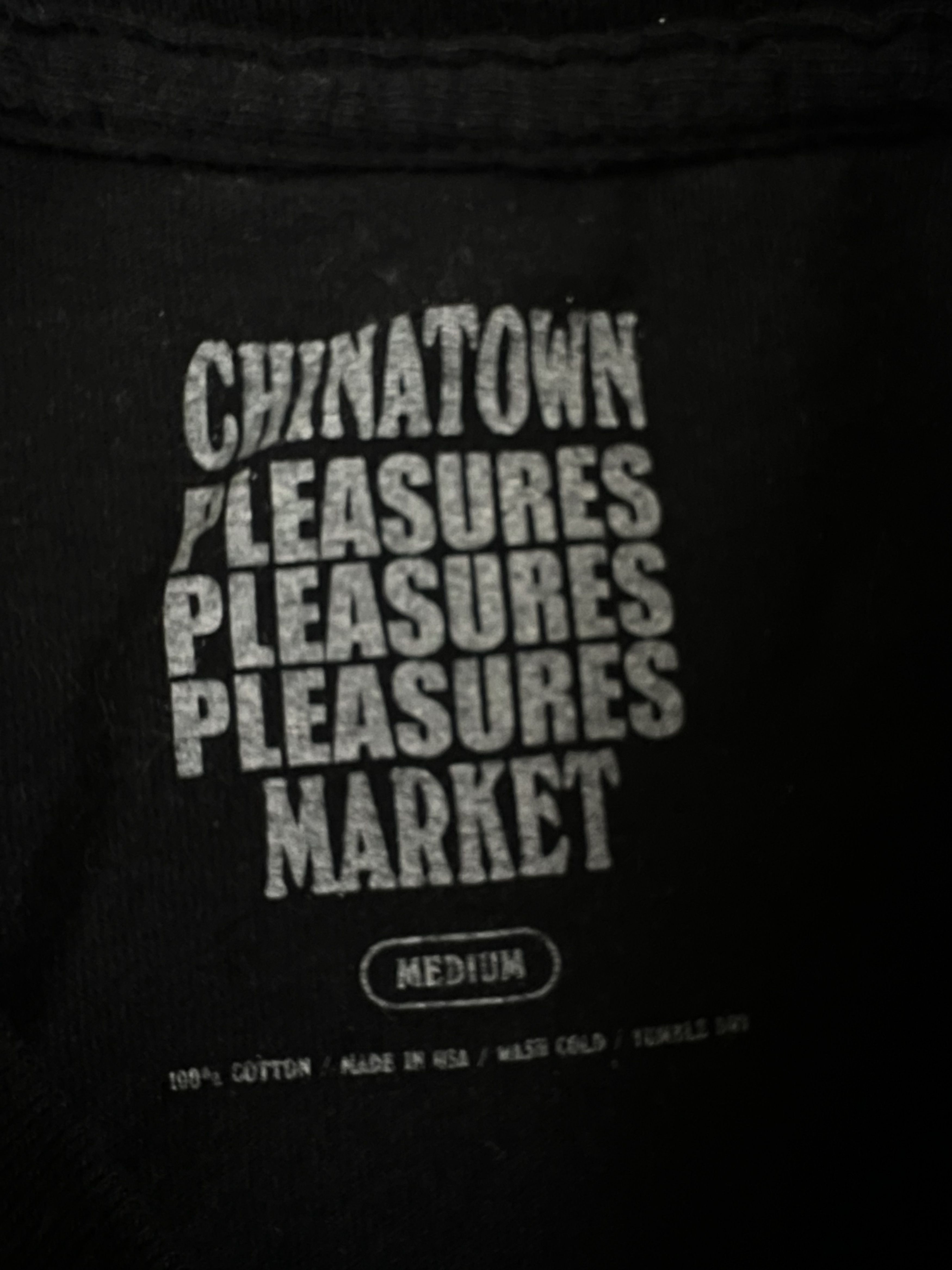 Market Chinatown Market x Pleasures Dragon Ball Z Smiley Tee Black Size US M / EU 48-50 / 2 - 2 Thumbnail