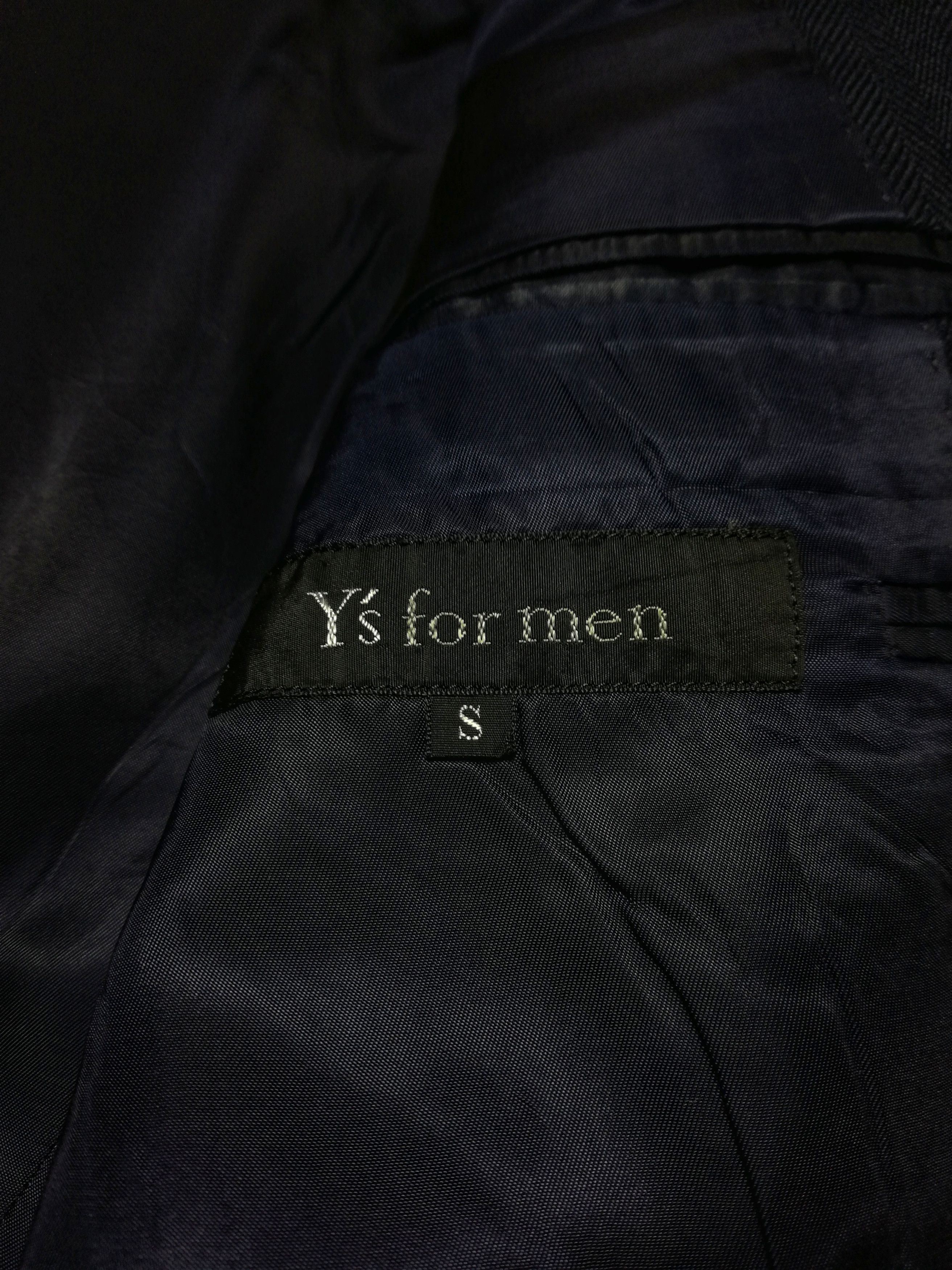 Y's for Men × Yohji Yamamoto 🔥GRAIL RARE Iconic💙 80's Gabbardine Wool Exclusive Blazer Size US S / EU 44-46 / 1 - 6 Thumbnail