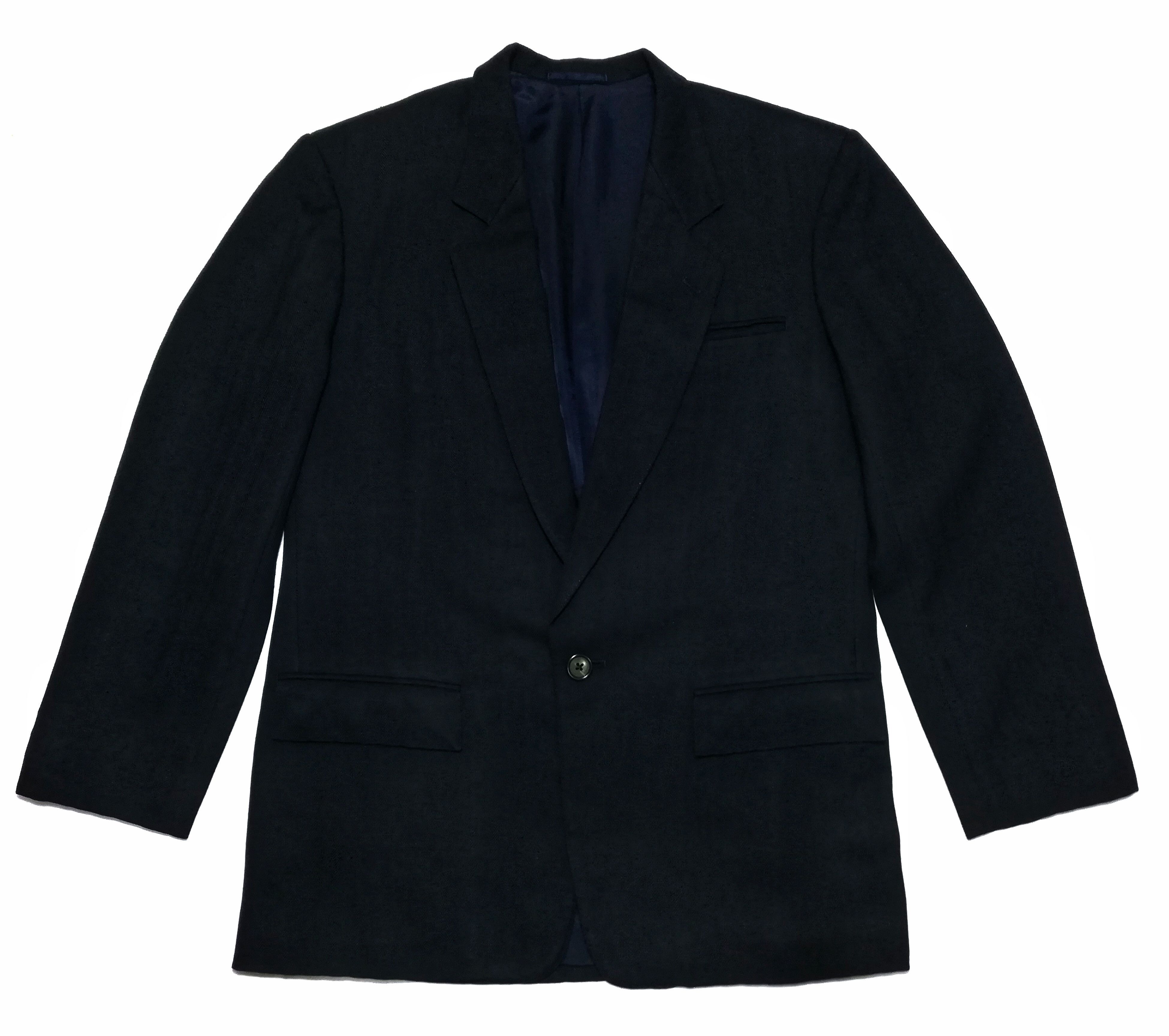 Y's for Men × Yohji Yamamoto 🔥GRAIL RARE Iconic💙 80's Gabbardine Wool Exclusive Blazer Size US S / EU 44-46 / 1 - 4 Thumbnail