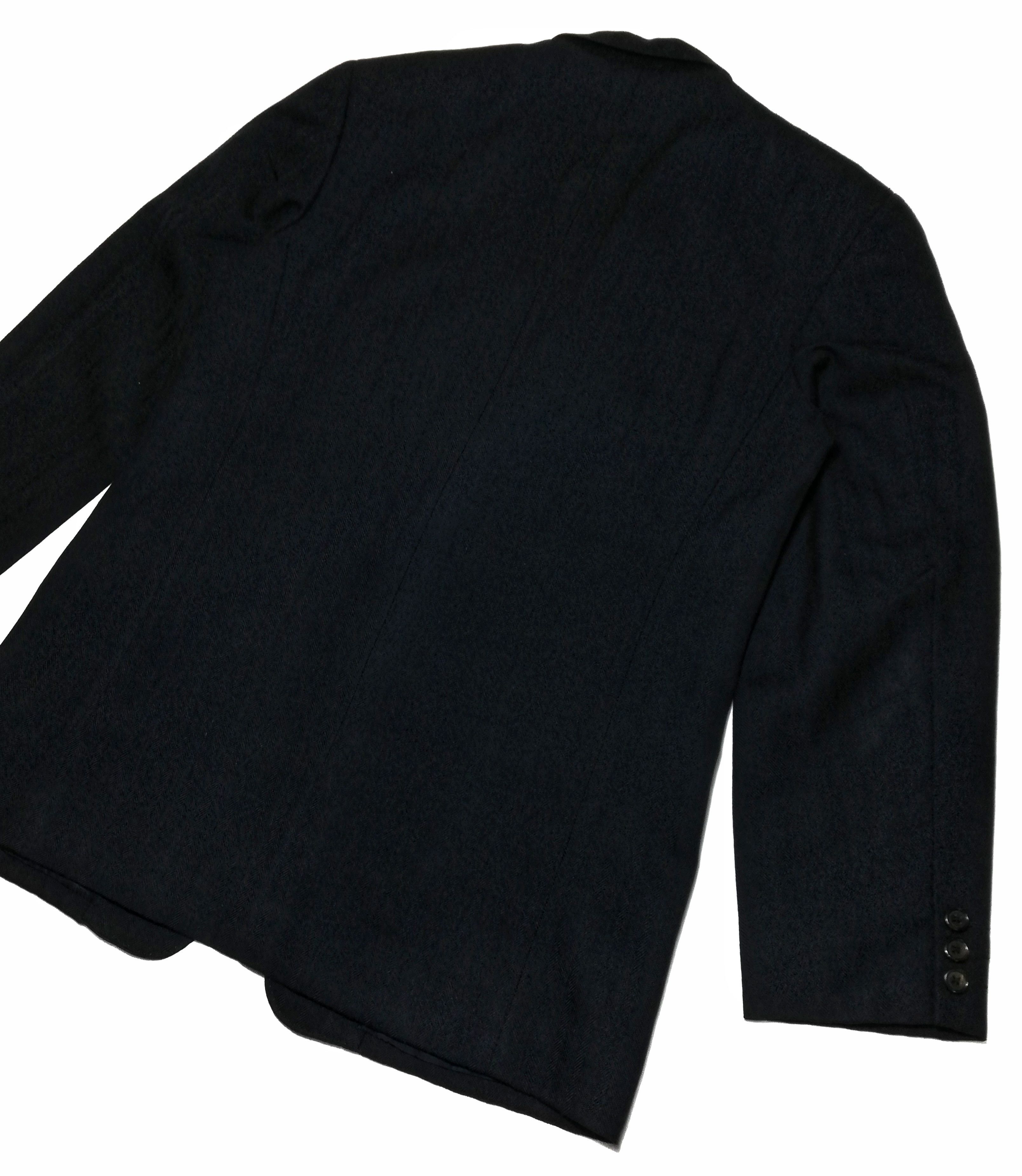 Y's for Men × Yohji Yamamoto 🔥GRAIL RARE Iconic💙 80's Gabbardine Wool Exclusive Blazer Size US S / EU 44-46 / 1 - 9 Thumbnail