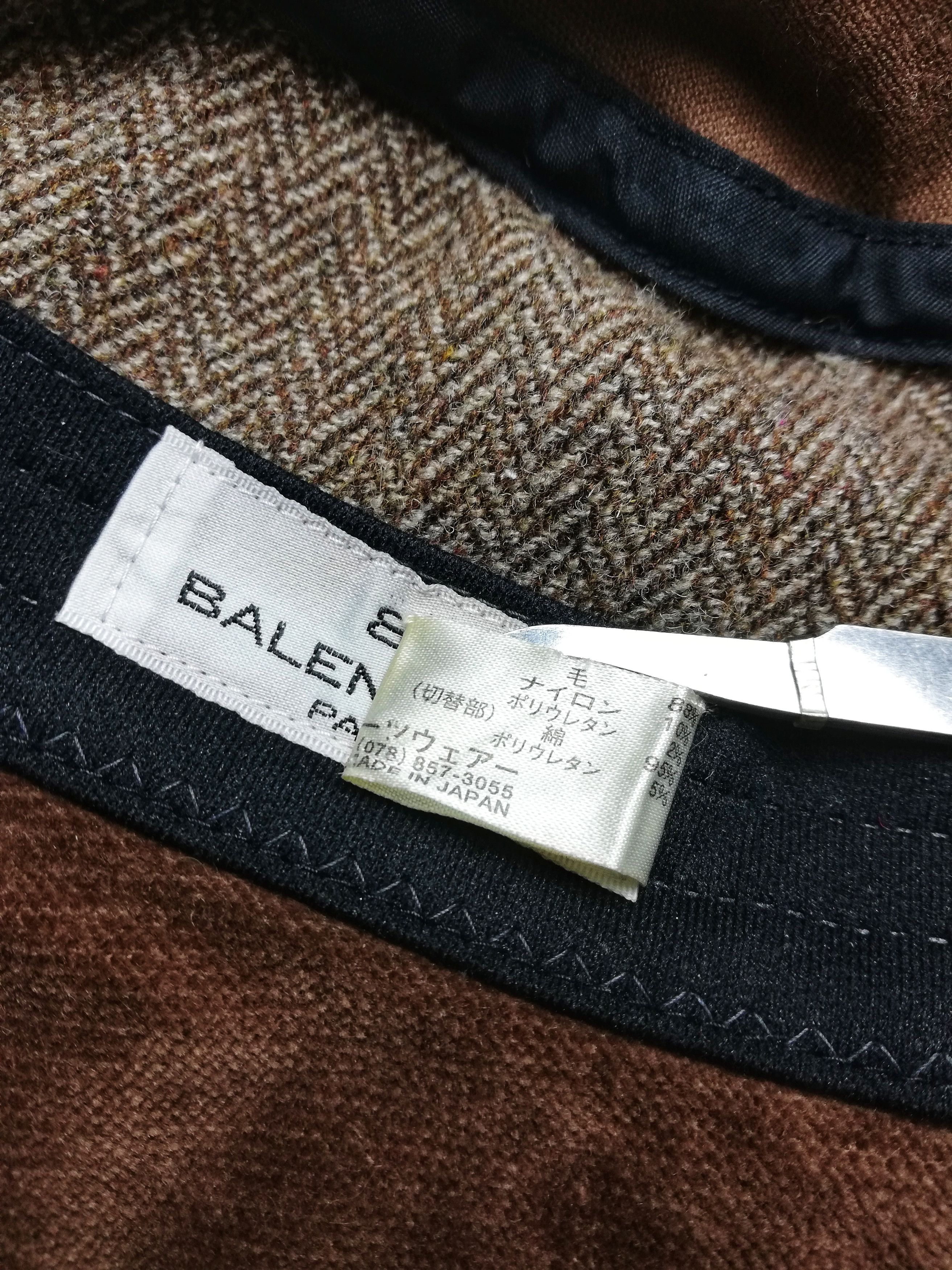 Balenciaga × Vintage 🔥Balenciaga Paris Hybrid Tweed Knit Corduroy Bucket Hat Size ONE SIZE - 14 Thumbnail