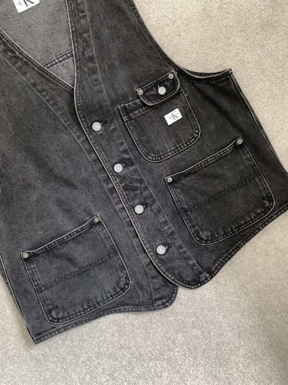 Calvin Klein × Vintage 🔥 USA made Vintage CK Gilets/ Vest 🔥 Size US XL / EU 56 / 4 - 3 Thumbnail