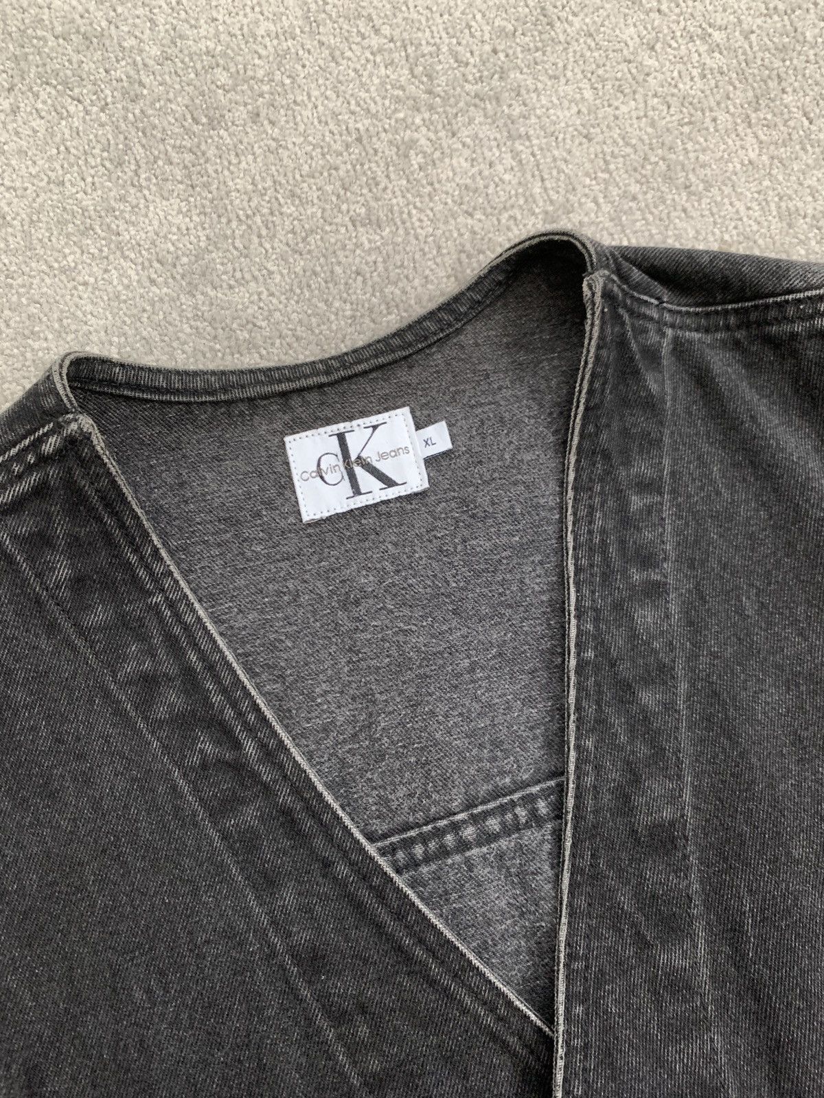 Calvin Klein × Vintage 🔥 USA made Vintage CK Gilets/ Vest 🔥 Size US XL / EU 56 / 4 - 4 Thumbnail