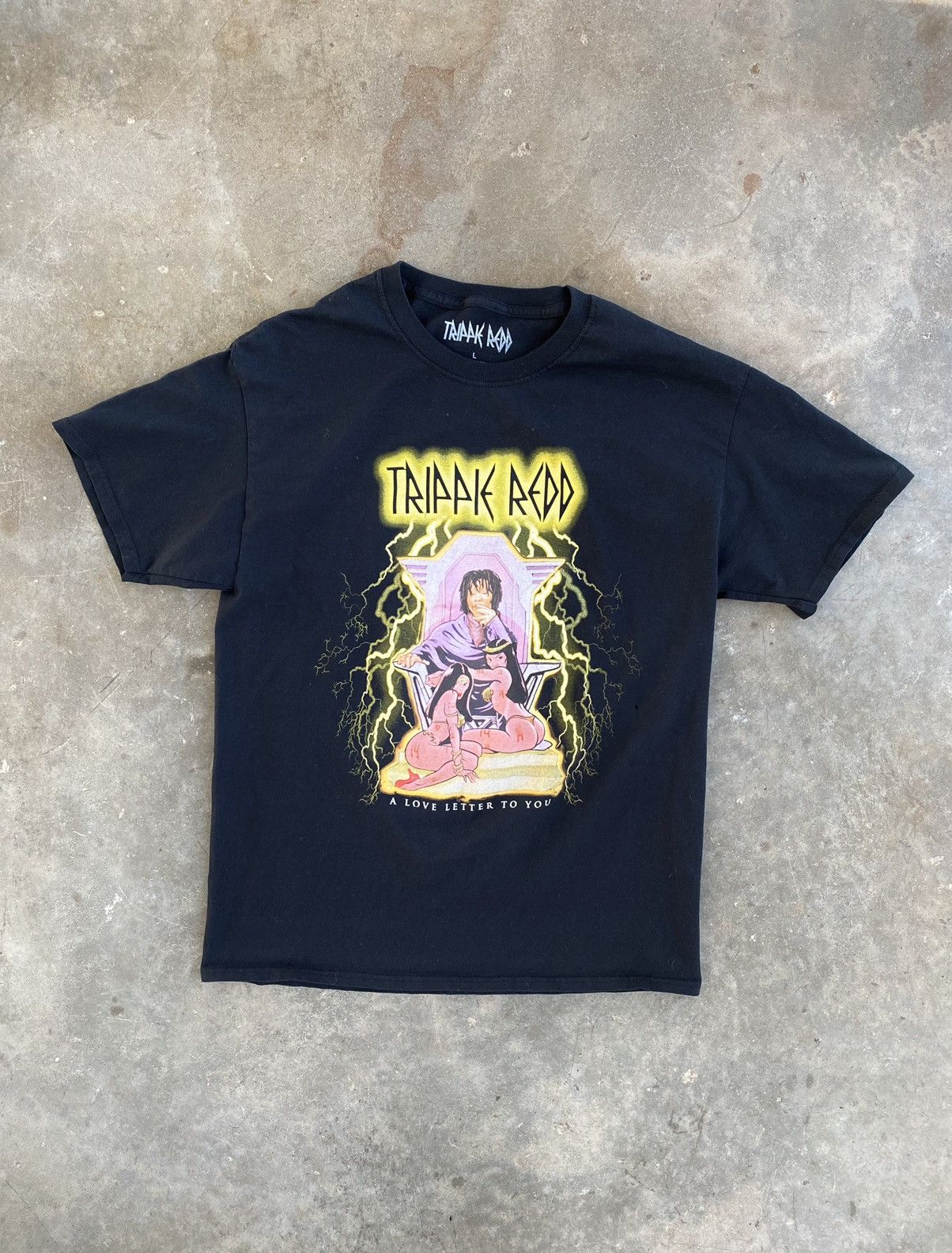 image of Trippie Redd “ A Love Letter To You Tee “ Black Large, Men's