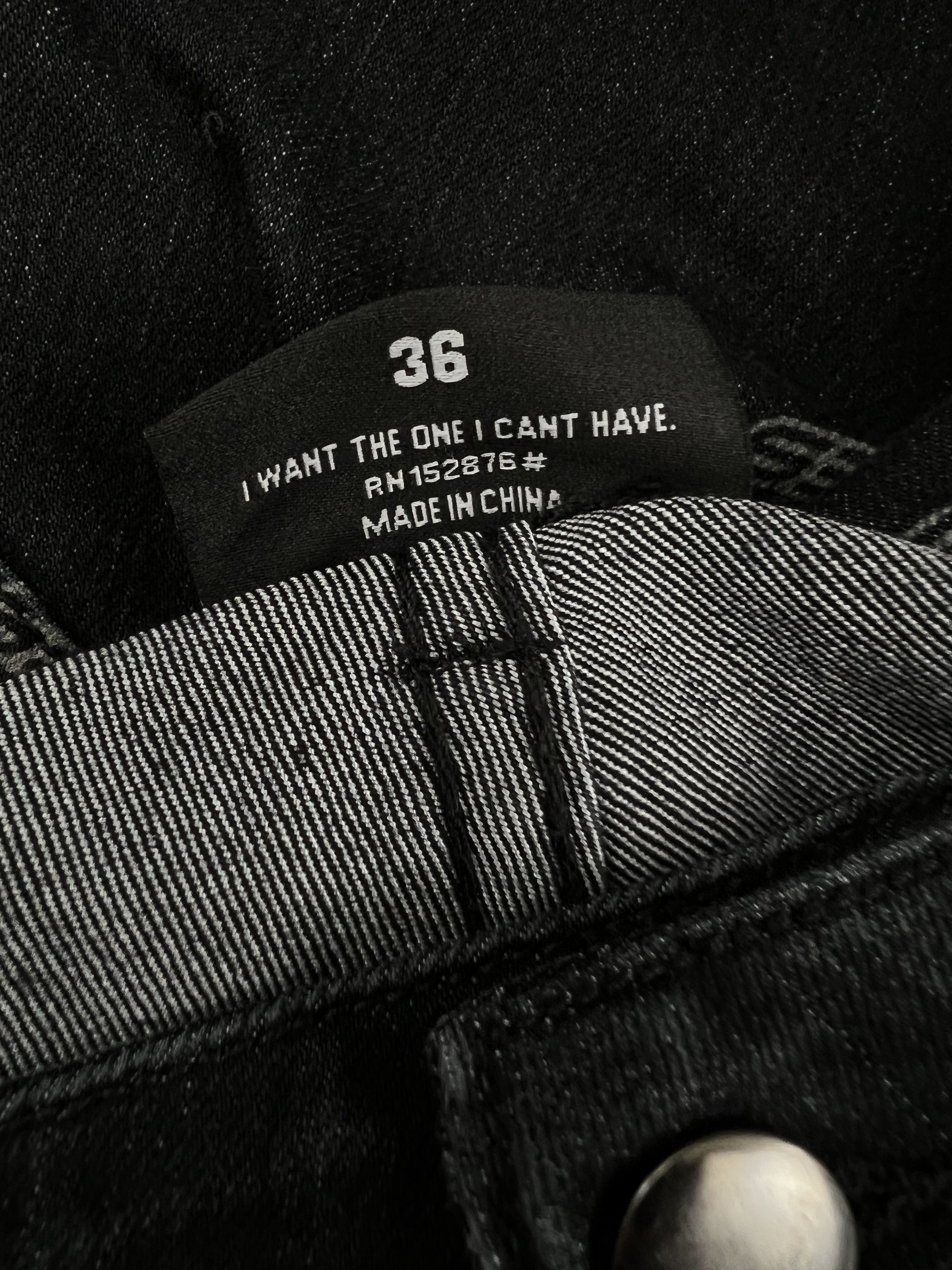 Pleasures Pleasures Black Repeat Logo Typhoon Denim Jeans Sz. 36 Size US 36 / EU 52 - 5 Thumbnail