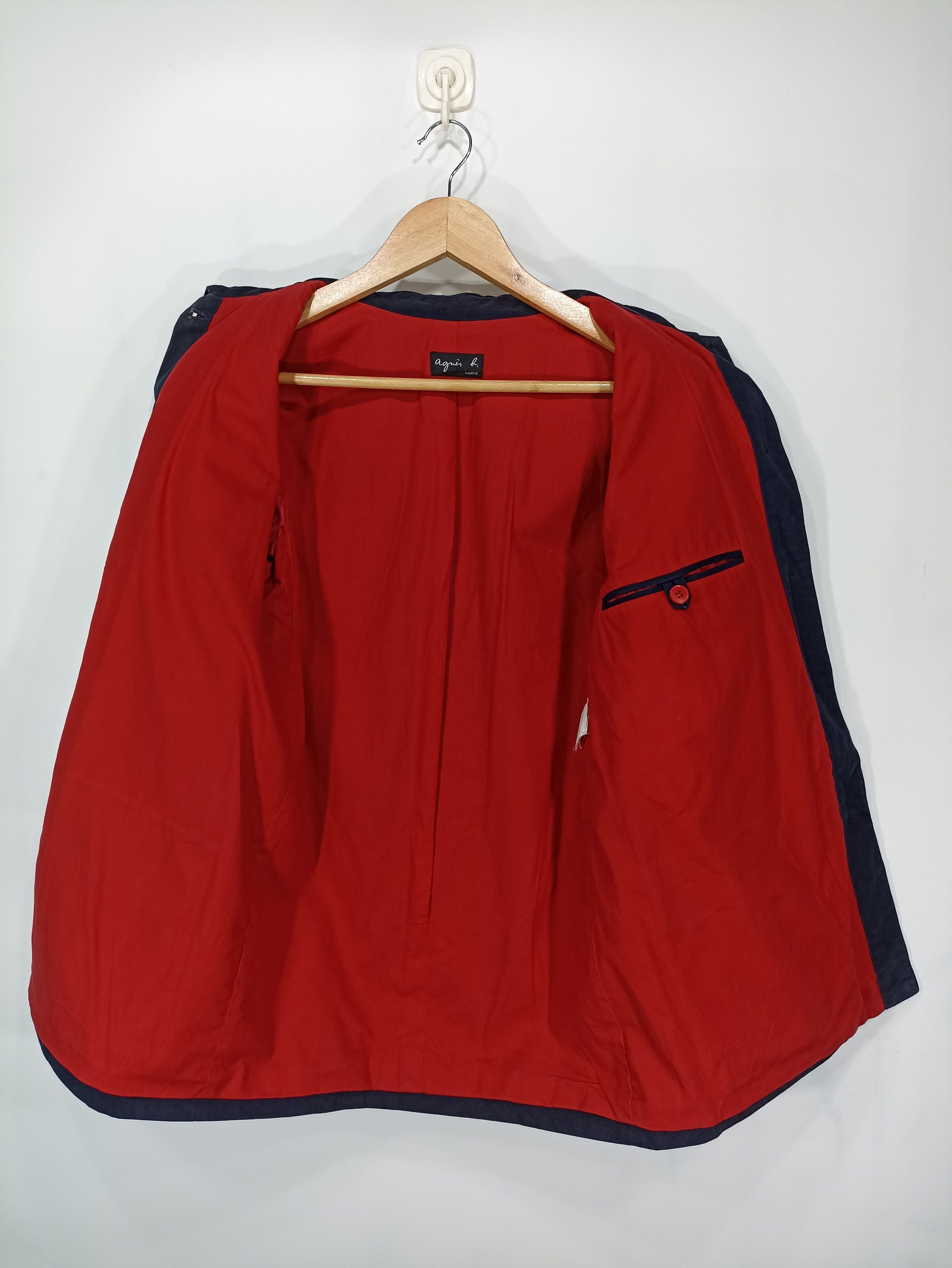 Designer × Vintage × agnes b. Vintage Agnes B Button Agnes B utility Field Jacket Size M / US 6-8 / IT 42-44 - 4 Thumbnail