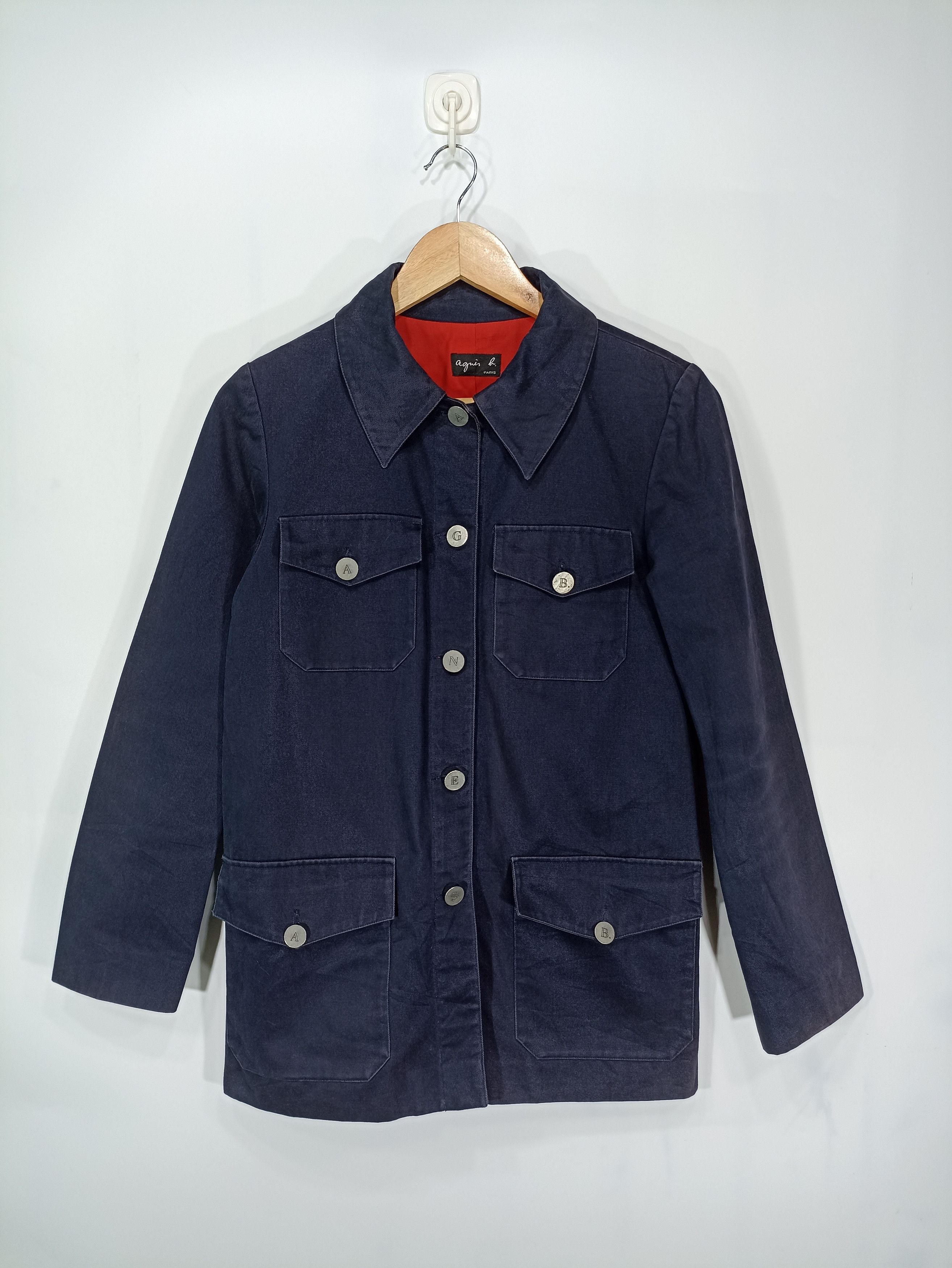 Vintage Agnes B Button Agnes B utility Field Jacket