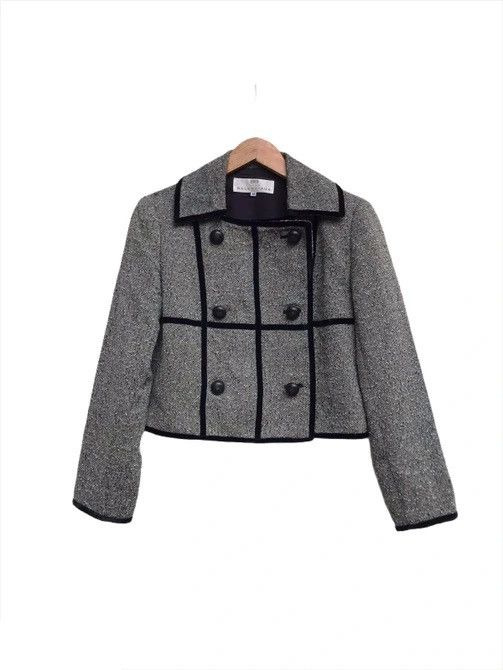 Balenciaga Made in Japan Balenciaga Cropped Wool Jacket Size XS / US 0-2 / IT 36-38 - 3 Thumbnail