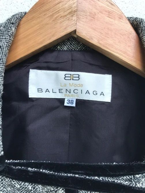 Balenciaga Made in Japan Balenciaga Cropped Wool Jacket Size XS / US 0-2 / IT 36-38 - 10 Thumbnail