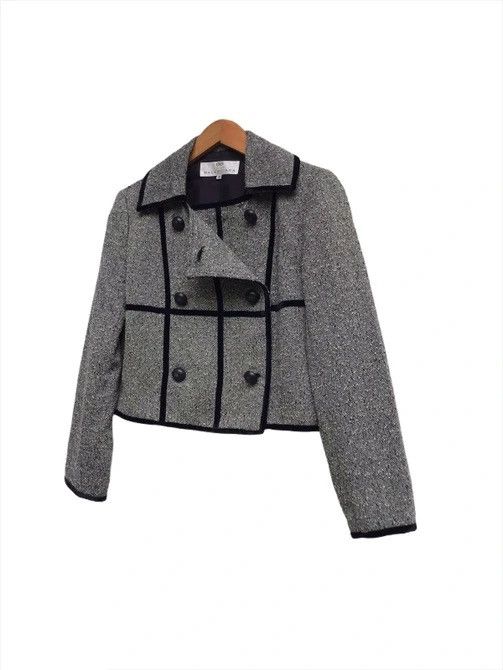 Balenciaga Made in Japan Balenciaga Cropped Wool Jacket Size XS / US 0-2 / IT 36-38 - 1 Thumbnail