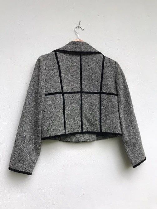 Balenciaga Made in Japan Balenciaga Cropped Wool Jacket Size XS / US 0-2 / IT 36-38 - 8 Thumbnail