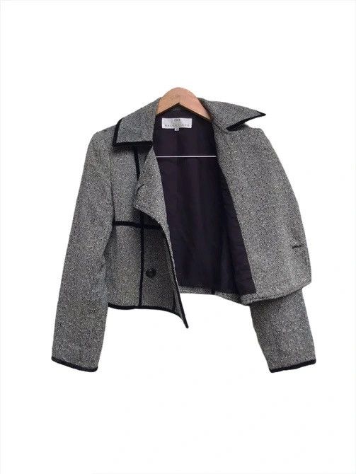Balenciaga Made in Japan Balenciaga Cropped Wool Jacket Size XS / US 0-2 / IT 36-38 - 4 Thumbnail