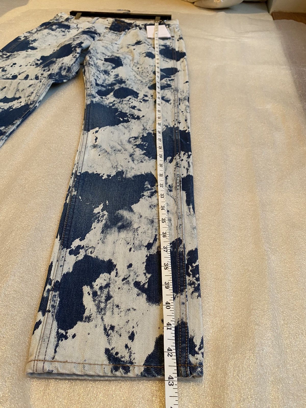 Celine SS21 Celine ‘the dancing kid’ slim bleach camo jeans x Hedi Size US 33 - 17 Thumbnail