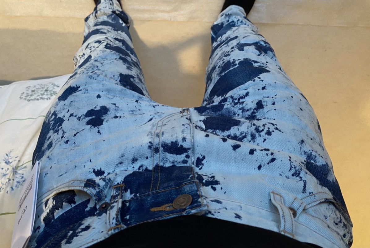 Celine SS21 Celine ‘the dancing kid’ slim bleach camo jeans x Hedi Size US 33 - 8 Thumbnail
