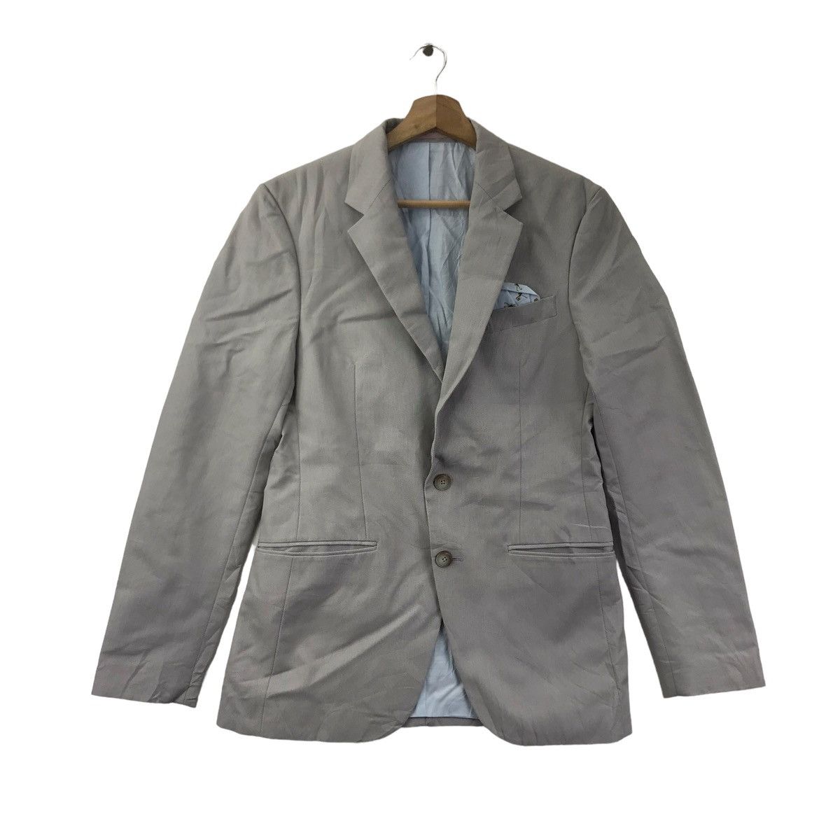 Zara ZARA MAN Suits Collection Grey Plain Blazer Coat Size US S / EU 44-46 / 1 - 1 Thumbnail