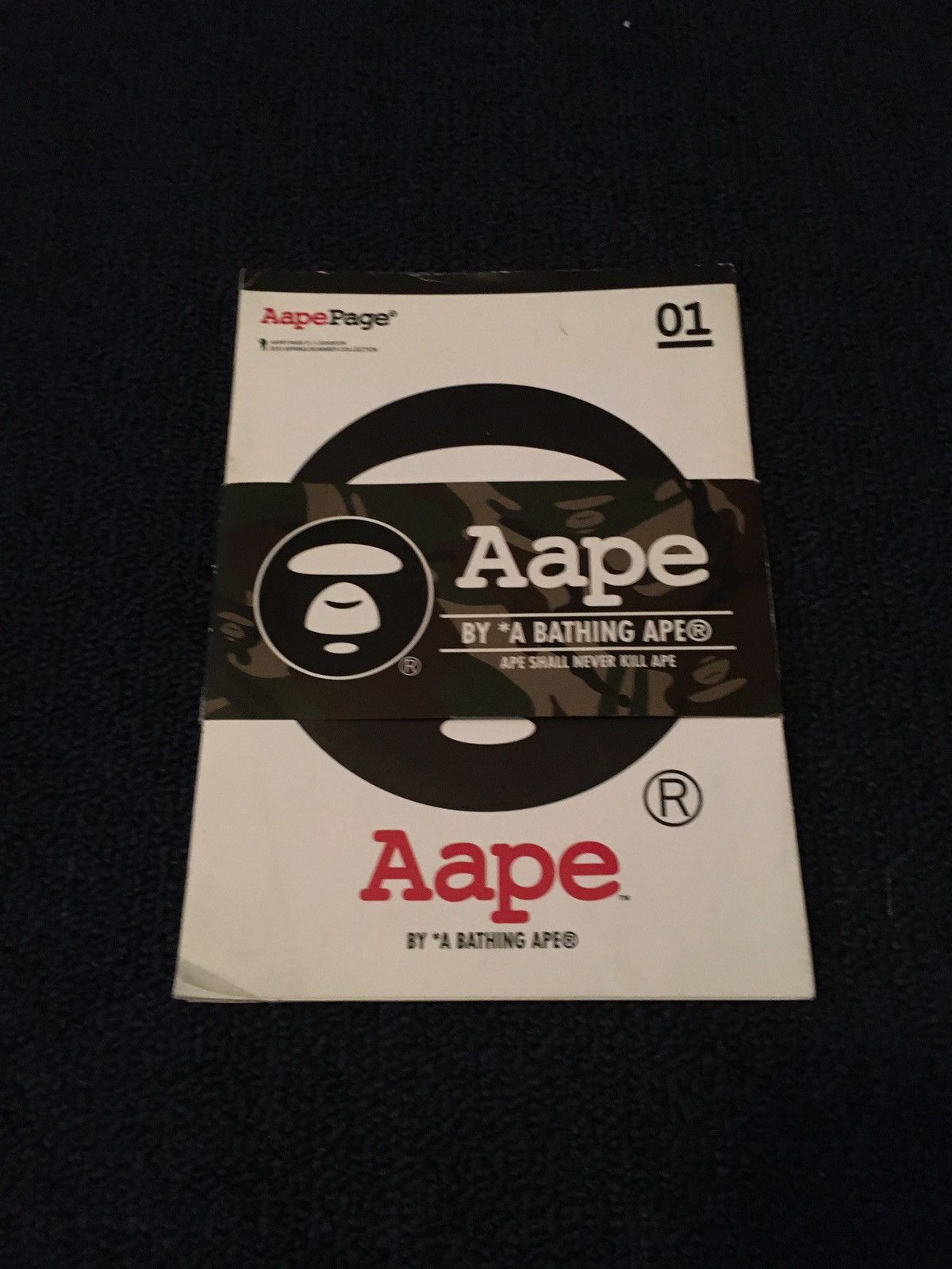 Aape AAPE BY A BATHING APE 2012 PAPER COLLECTION BOOK 2 SHEETS Size ONE SIZE - 5 Thumbnail