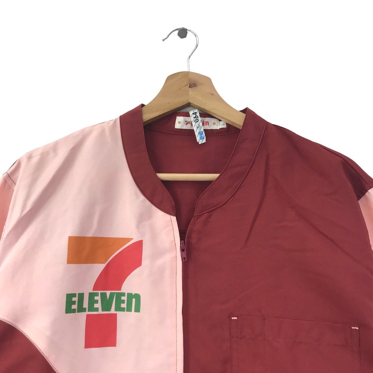 Vintage 7-ELEVEN 7E Seven 11 Supermarket Convenience Store Staff Size US L / EU 52-54 / 3 - 2 Thumbnail