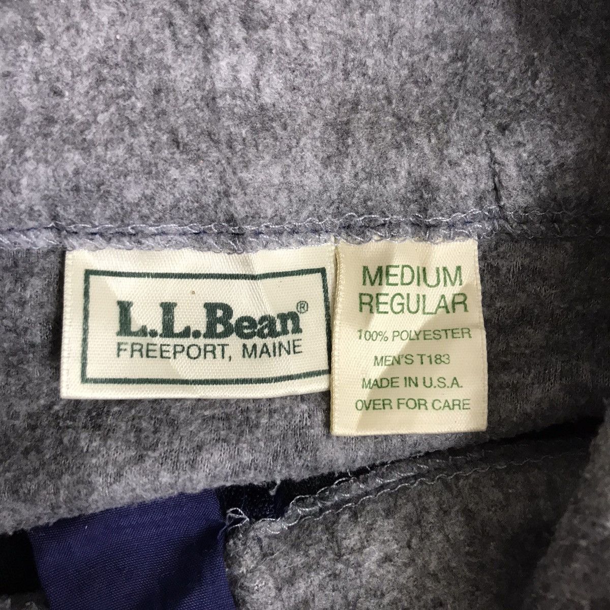 L.L. Bean Vintage L.L BEAN Blue Fleece Jacket Size US M / EU 48-50 / 2 - 4 Thumbnail