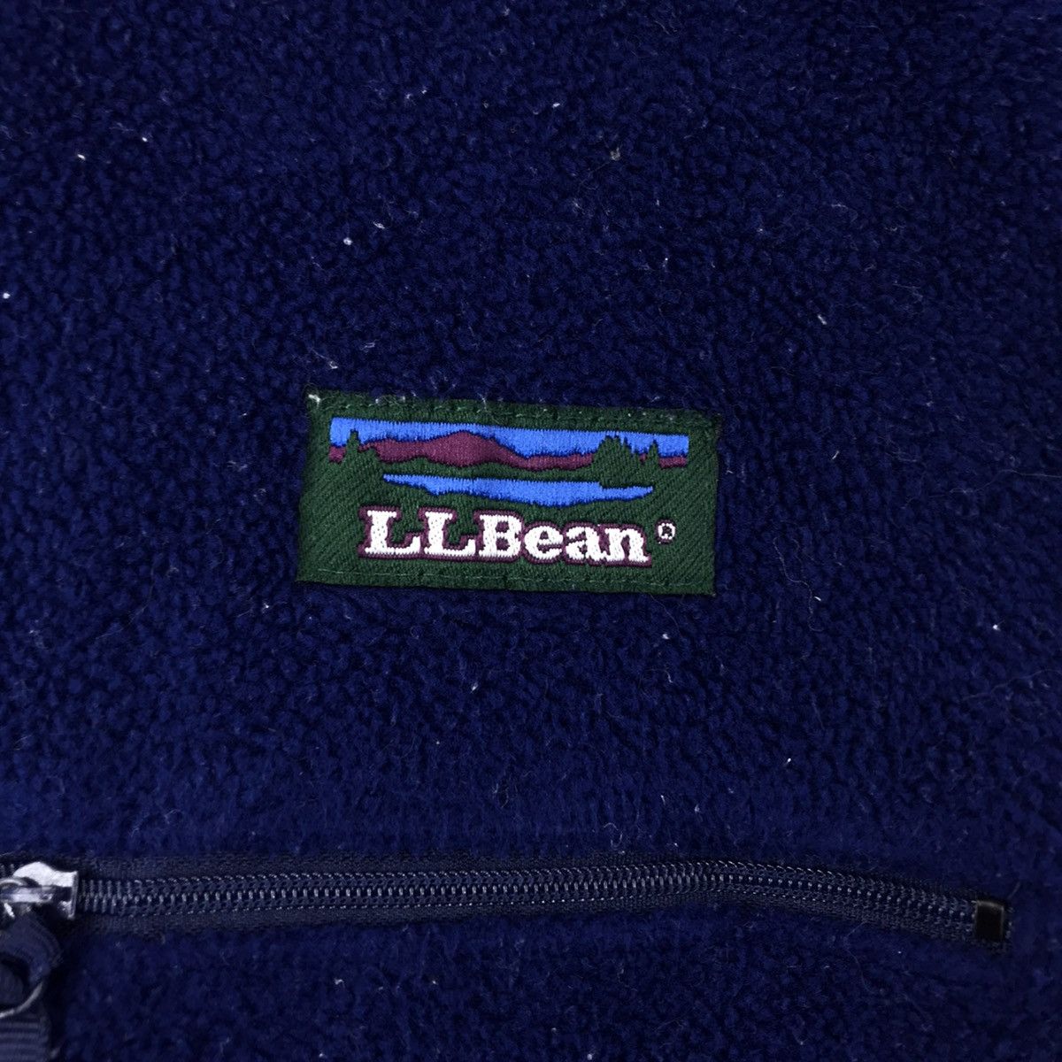 L.L. Bean Vintage L.L BEAN Blue Fleece Jacket Size US M / EU 48-50 / 2 - 3 Thumbnail