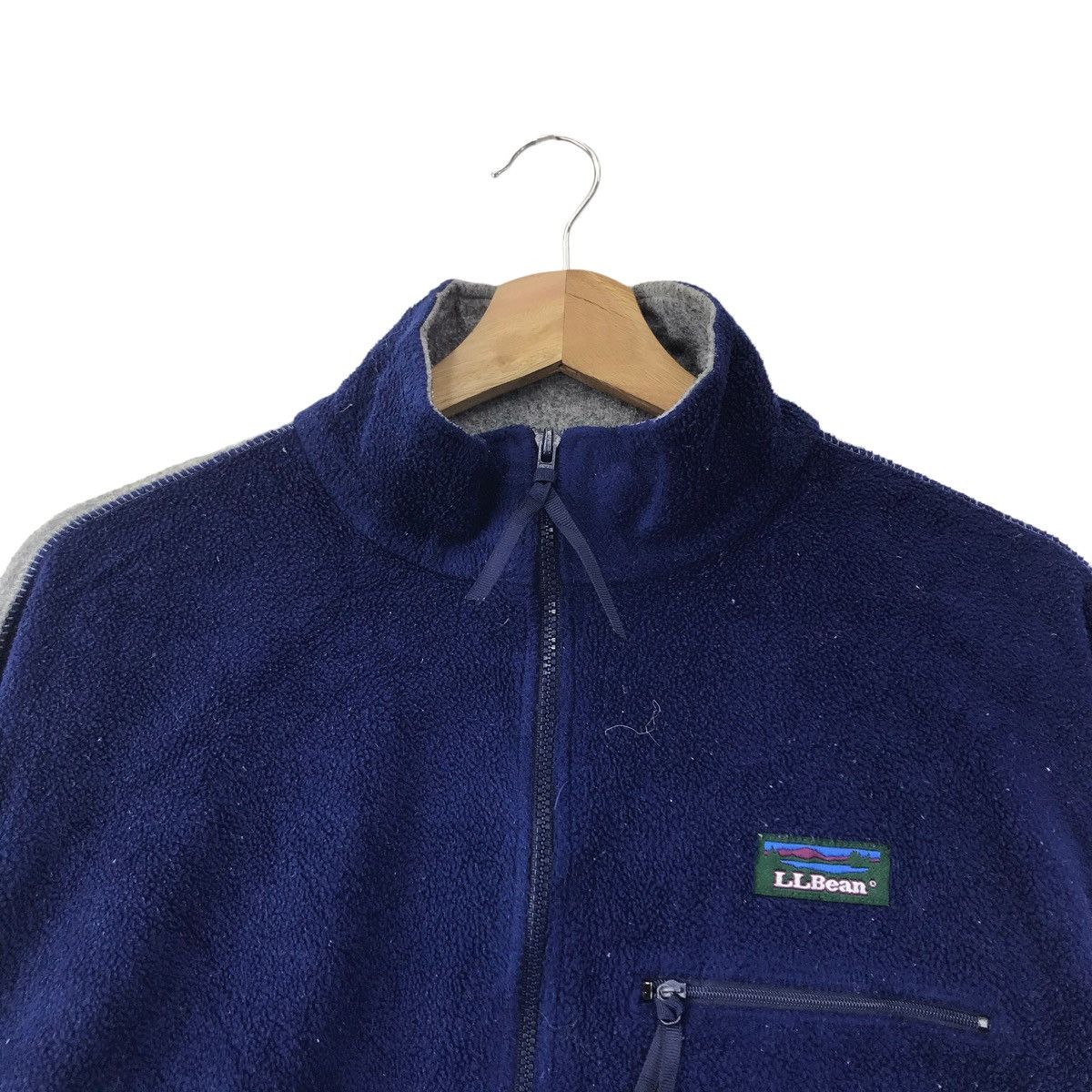 L.L. Bean Vintage L.L BEAN Blue Fleece Jacket Size US M / EU 48-50 / 2 - 2 Thumbnail