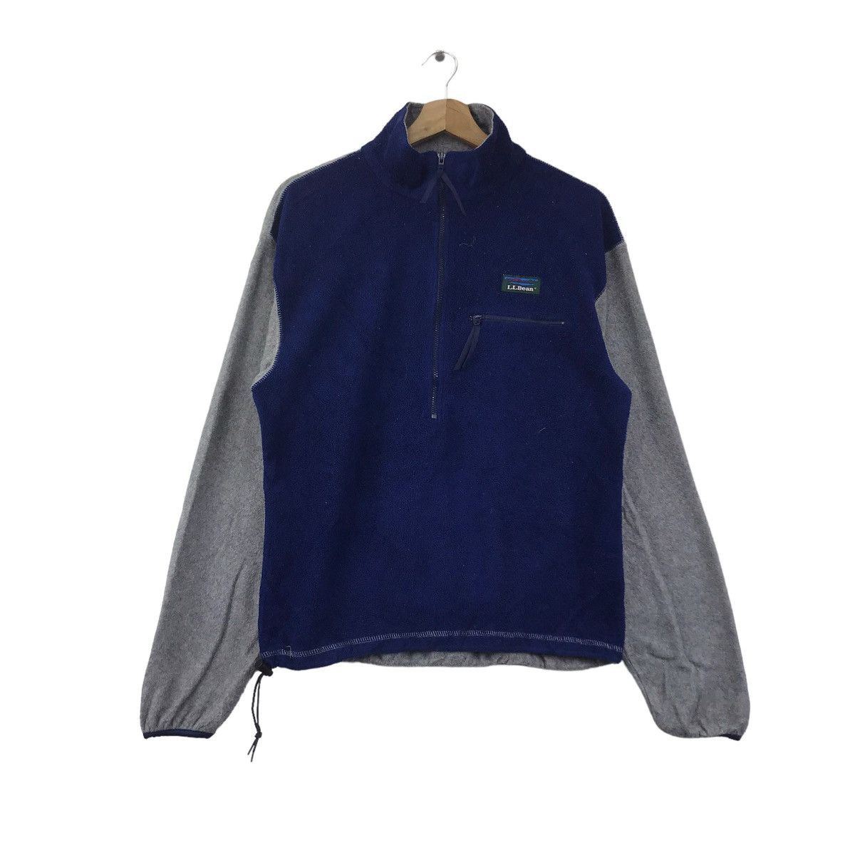 L.L. Bean Vintage L.L BEAN Blue Fleece Jacket Size US M / EU 48-50 / 2 - 1 Thumbnail