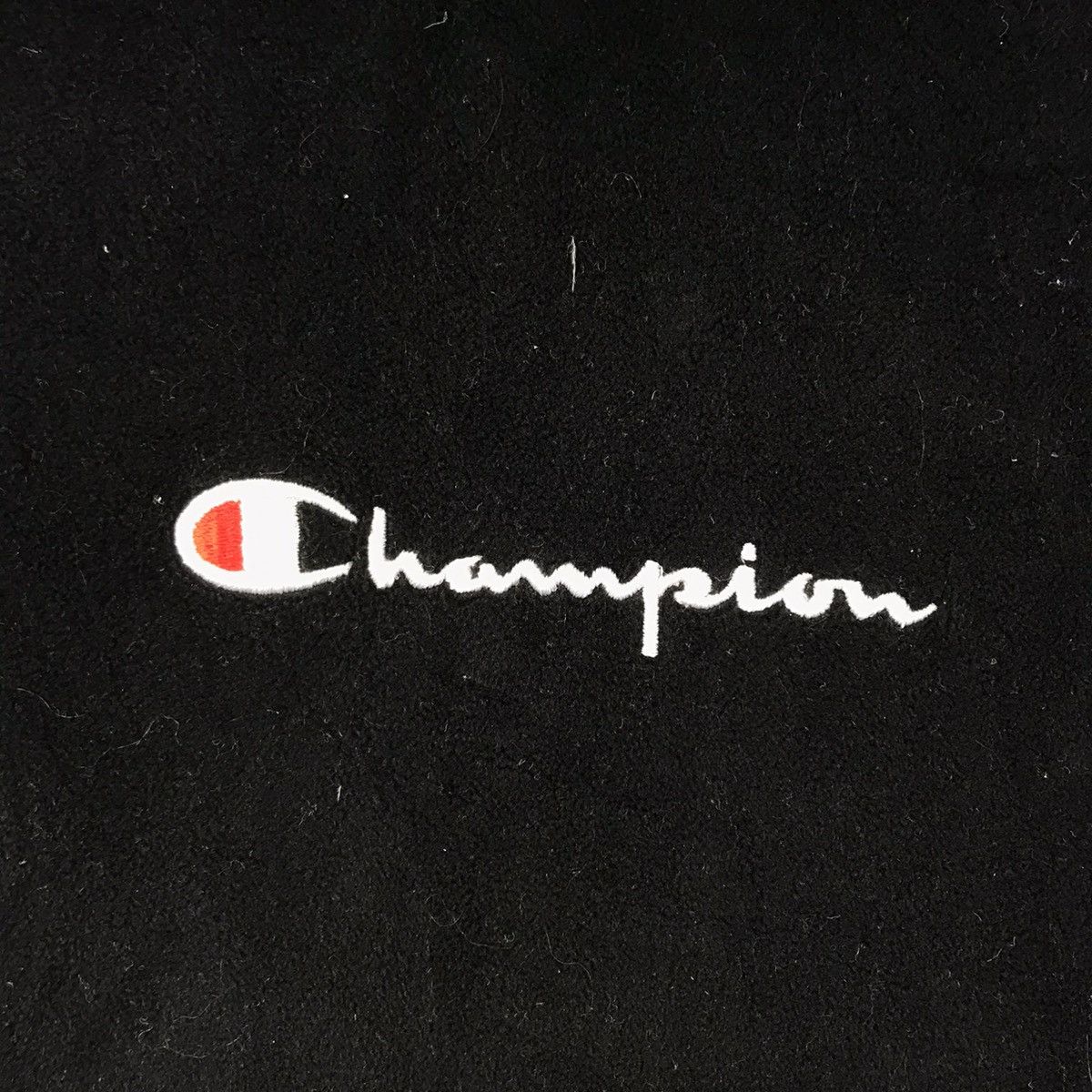 Champion Vintage CHAMPION SCRIPT USA Oversize Sportswear Black Hoodie Size US XL / EU 56 / 4 - 3 Thumbnail