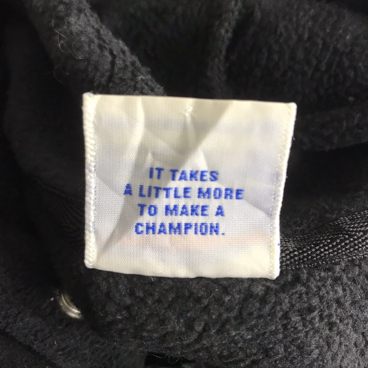 Champion Vintage CHAMPION SCRIPT USA Oversize Sportswear Black Hoodie Size US XL / EU 56 / 4 - 8 Thumbnail