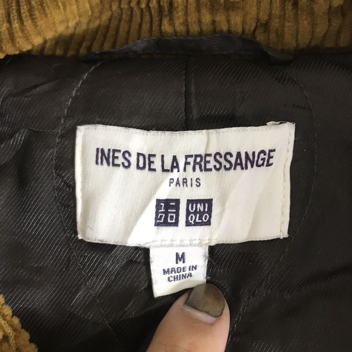 Uniqlo INES De La FRESSANGE x Uniqlo Corduroy Velvet Oversize Coat Size US M / EU 48-50 / 2 - 4 Thumbnail