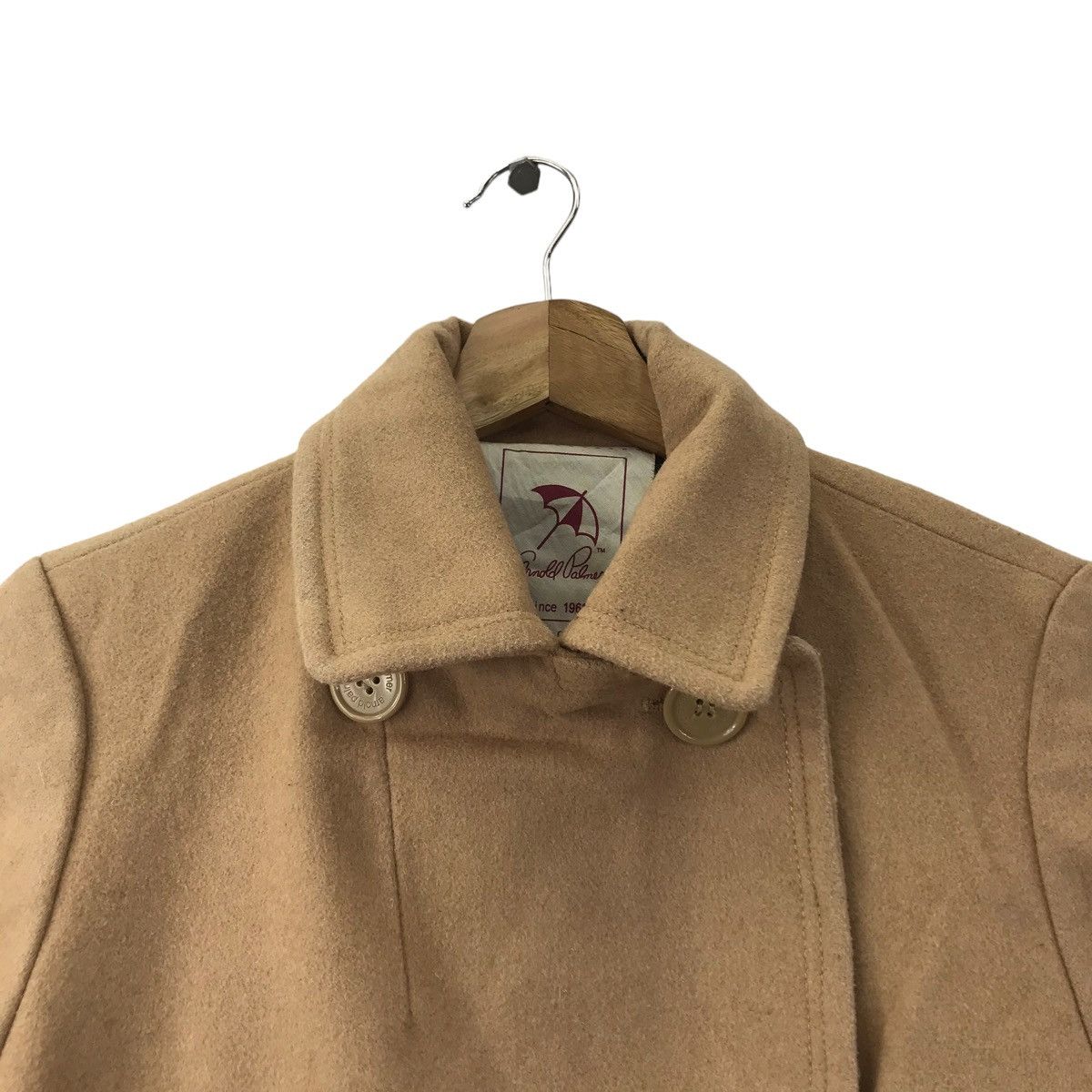 Vintage Vintage ARNOLD PALMER Brown Wool Long Coat Parka Size S / US 4 / IT 40 - 2 Thumbnail