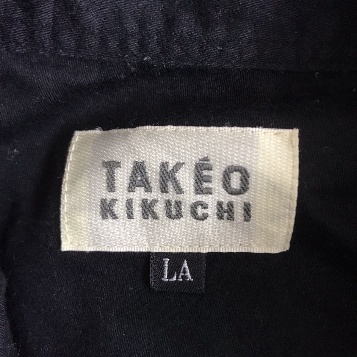 Takeo Kikuchi TAKEO KIKUCHI Japanese Brand Button Up Black Shirt Size US L / EU 52-54 / 3 - 6 Thumbnail