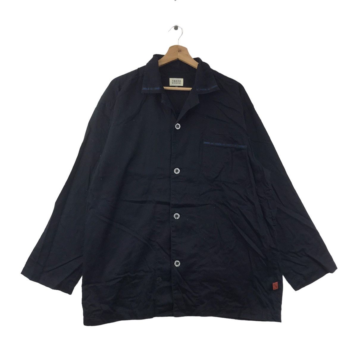 Takeo Kikuchi TAKEO KIKUCHI Japanese Brand Button Up Black Shirt Size US L / EU 52-54 / 3 - 1 Thumbnail