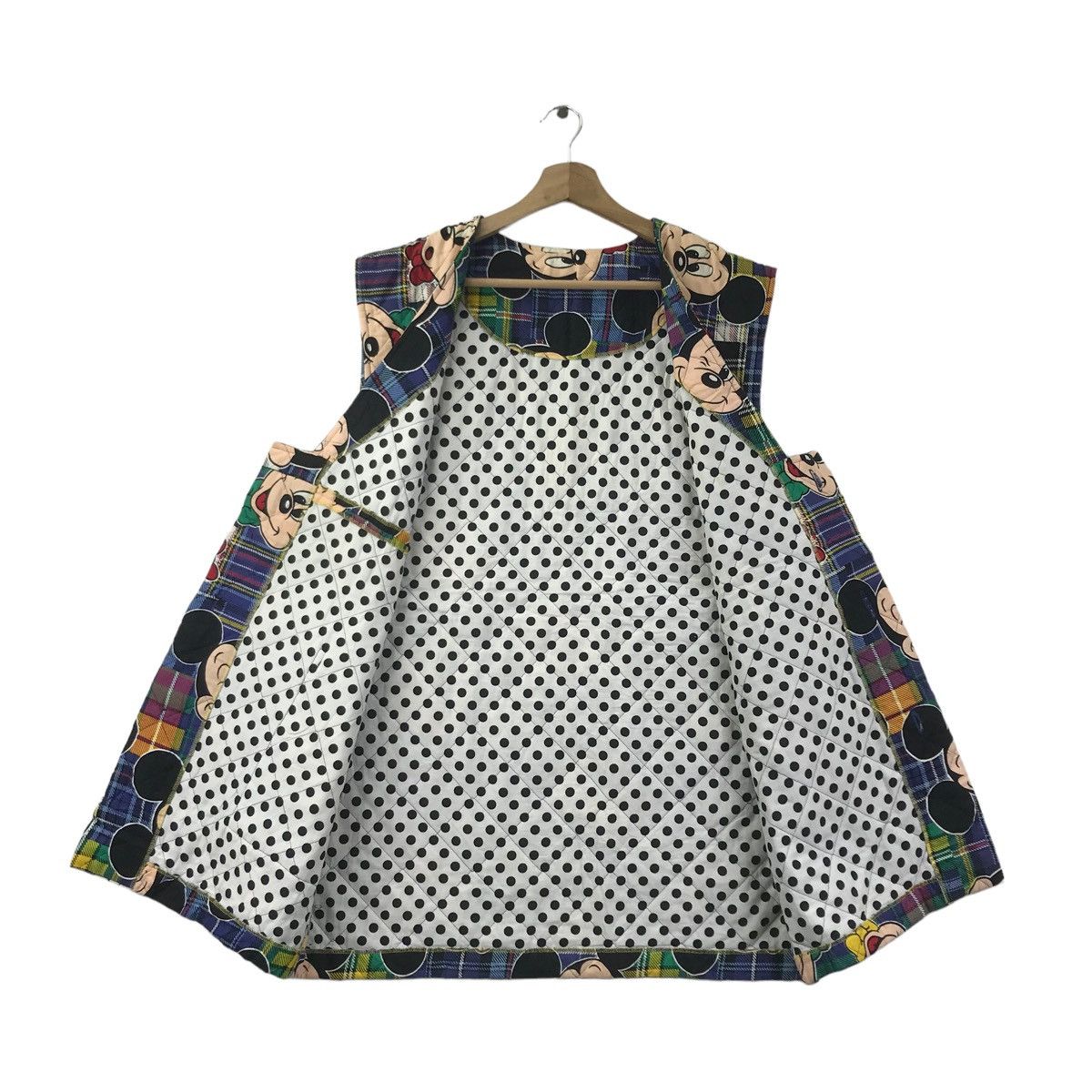 Mickey Mouse MICKEY MOUSE DISNEY Cartoon Animation Patchwork Vest Long Size US M / EU 48-50 / 2 - 3 Thumbnail