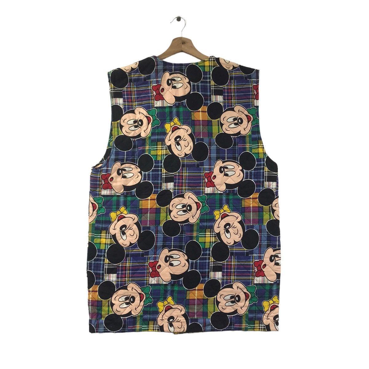 Mickey Mouse MICKEY MOUSE DISNEY Cartoon Animation Patchwork Vest Long Size US M / EU 48-50 / 2 - 4 Thumbnail