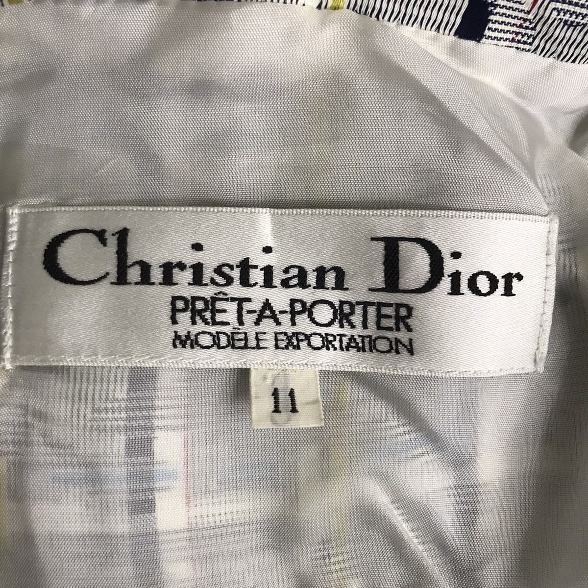 Christian Dior Monsieur CHRISTIAN DIOR Pret-A-Porter Grey Check Coat Jacket Size M / US 6-8 / IT 42-44 - 3 Thumbnail