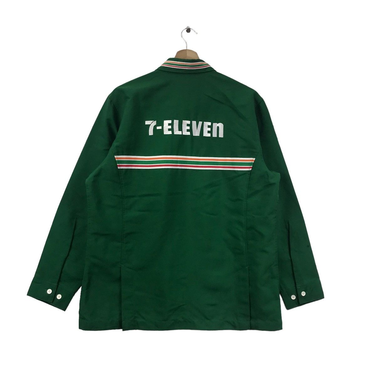 Vintage 7-ELEVEN 7E Seven 11 Supermarket Convenience Store Workwear Size US L / EU 52-54 / 3 - 1 Thumbnail