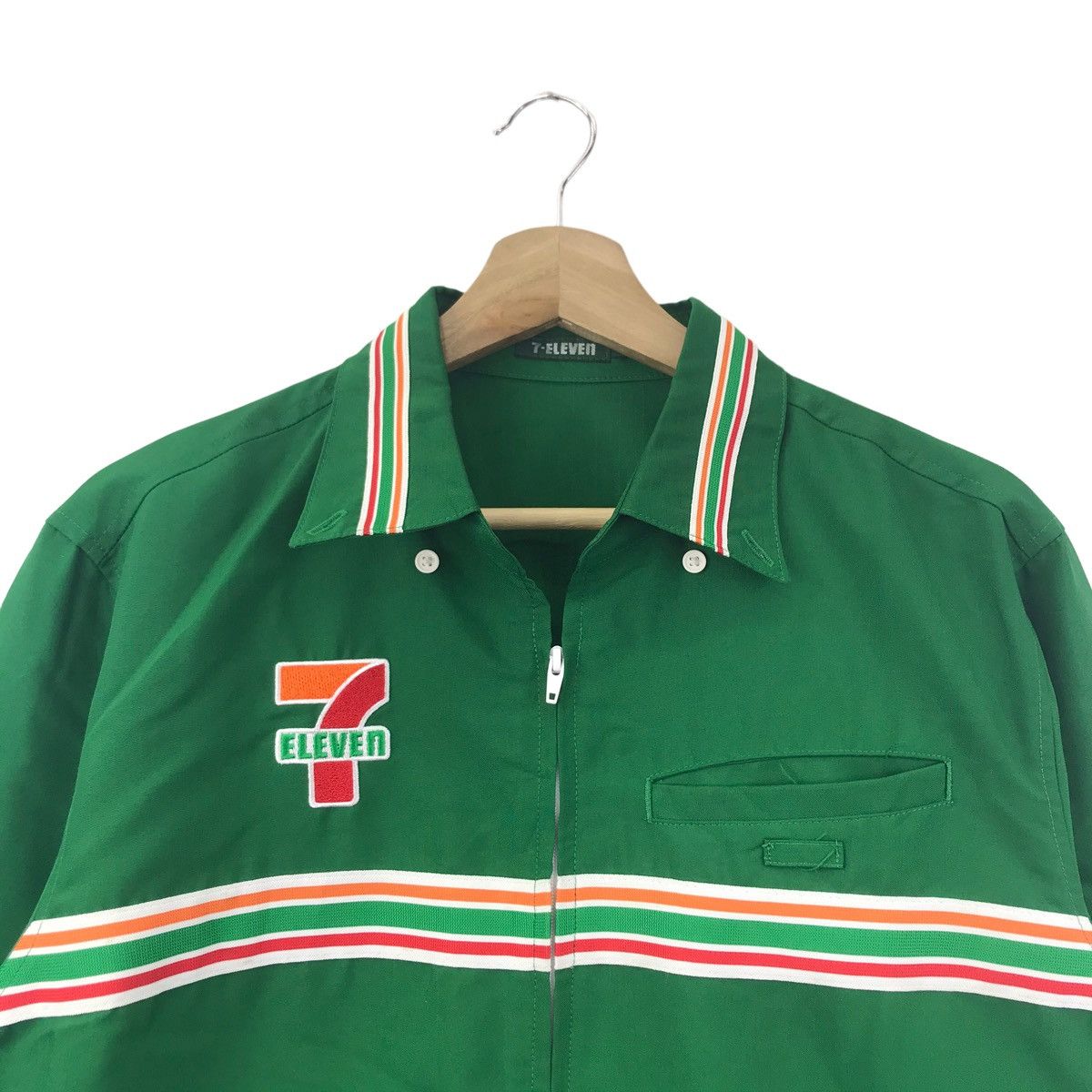 Vintage 7-ELEVEN 7E Seven 11 Supermarket Convenience Store Workwear Size US L / EU 52-54 / 3 - 4 Thumbnail