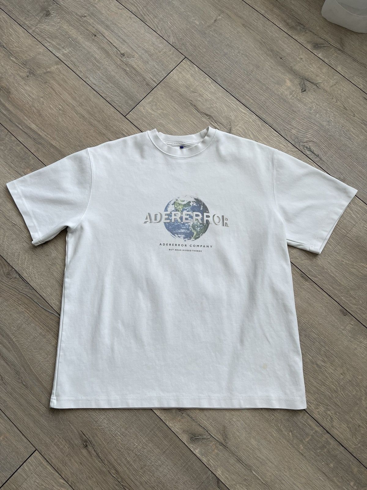 【 ADERERROR 】★A-peec logo t-shirt ADER error Yellow A-Peec T-Shirt | REVERSIBLE