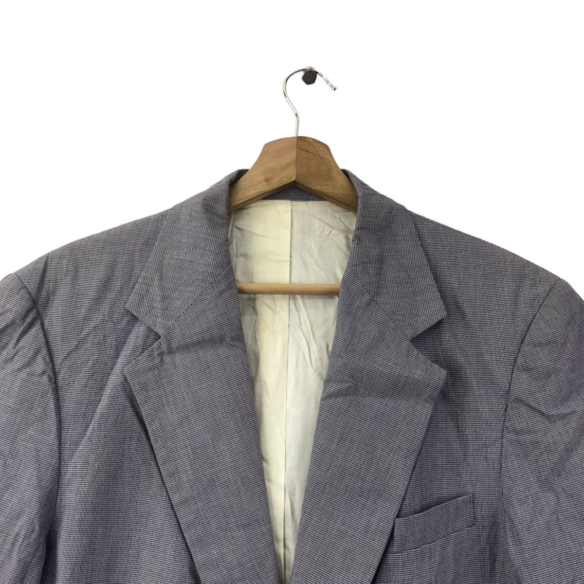 Vintage IVAN BENJAMIN USA Collection Blue Check Blazer Coat Jacket Size US M / EU 48-50 / 2 - 2 Thumbnail